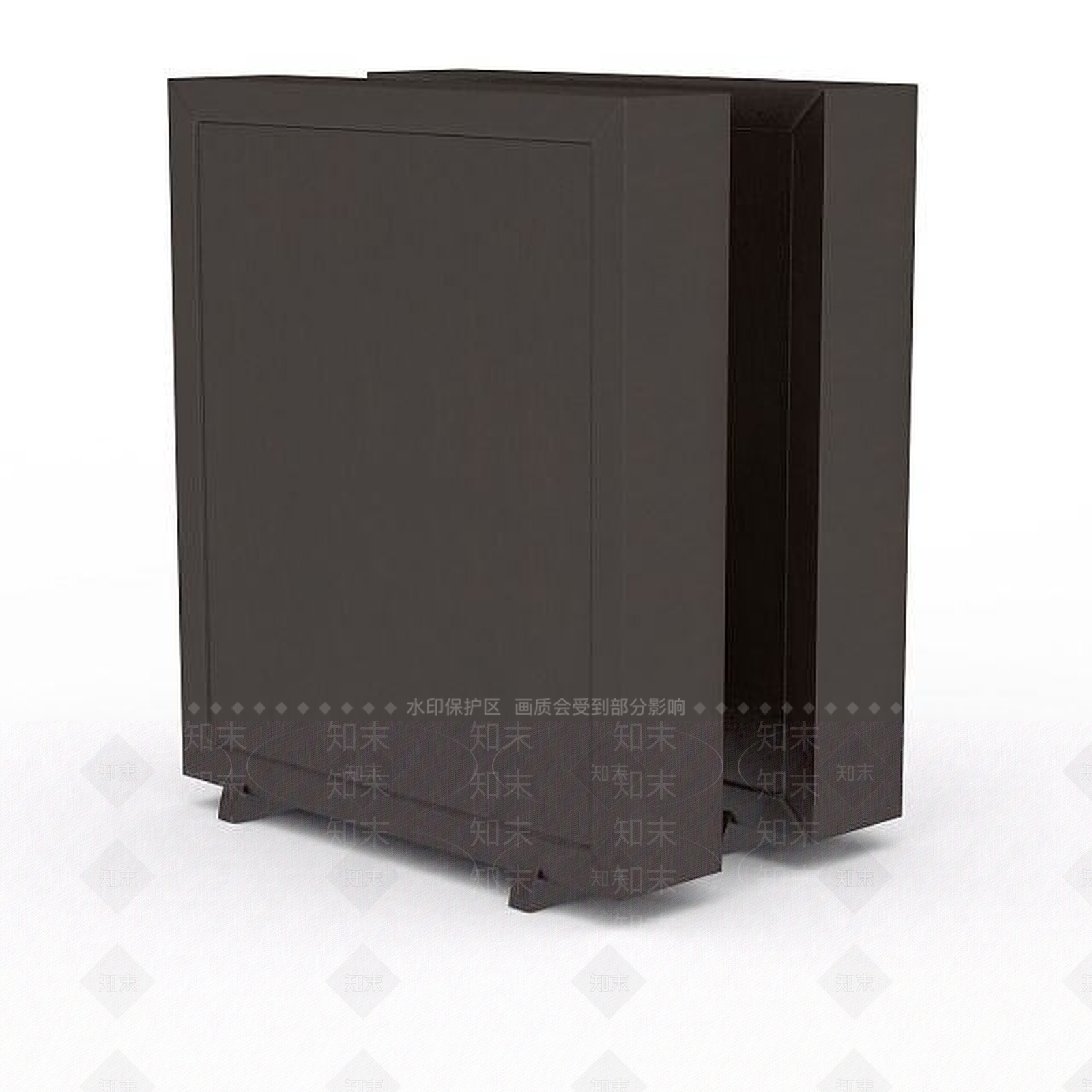 现代电视柜3D模型下载【ID:1197566220】