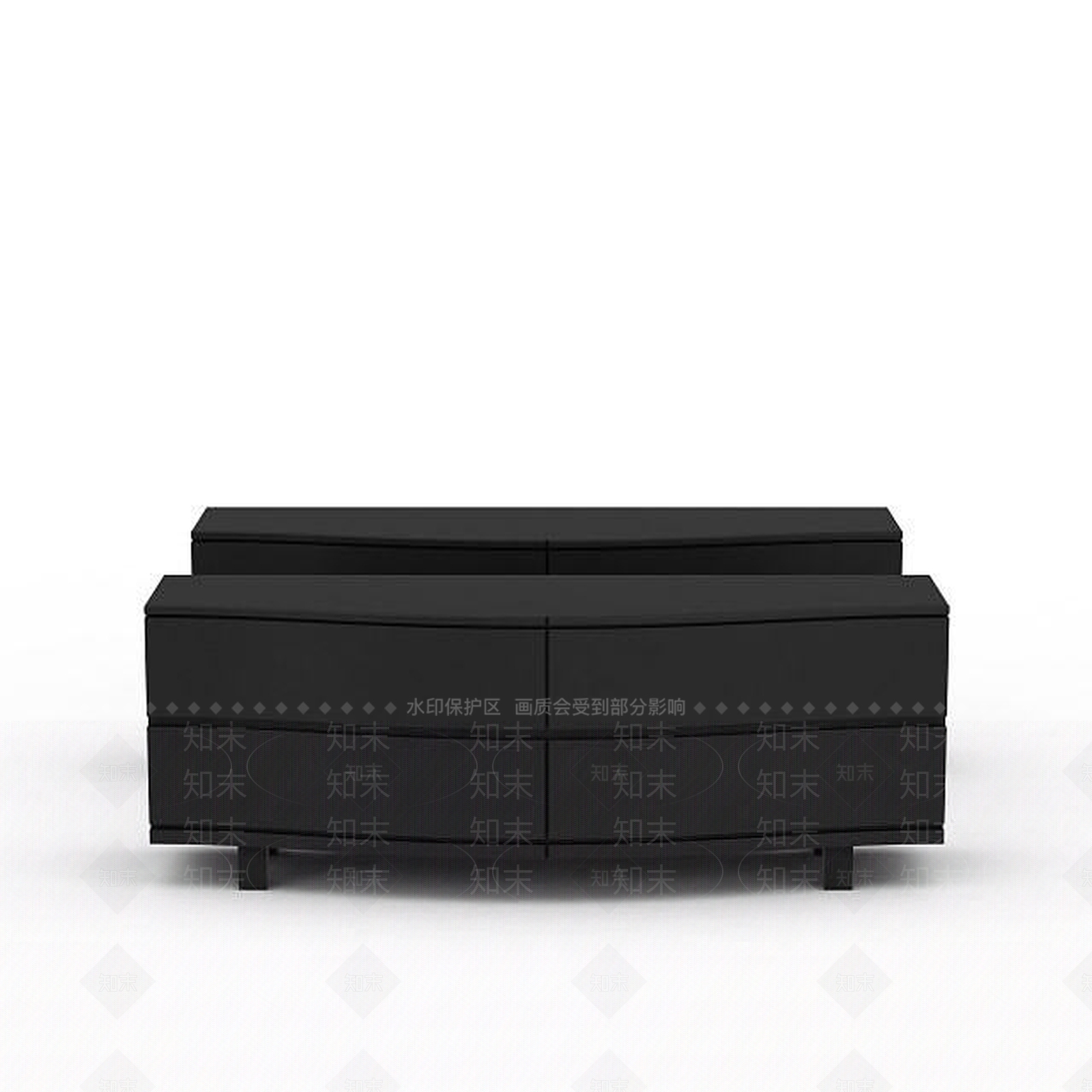 现代客厅柜子3D模型下载【ID:1197566283】