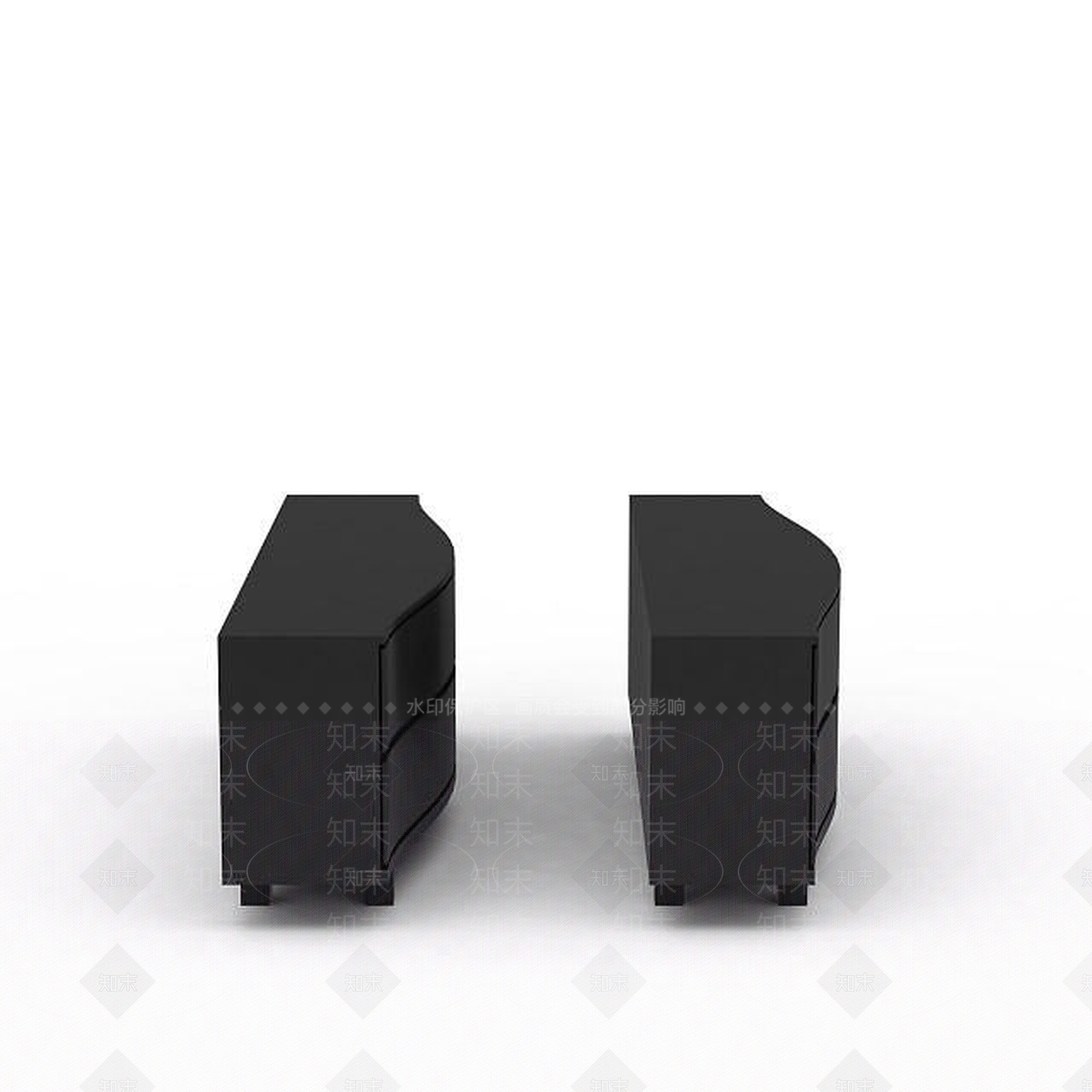 现代客厅柜子3D模型下载【ID:1197566283】
