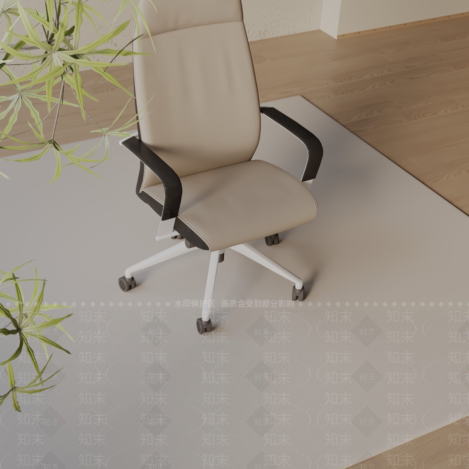 现代办公椅3D模型下载【ID:1197566698】