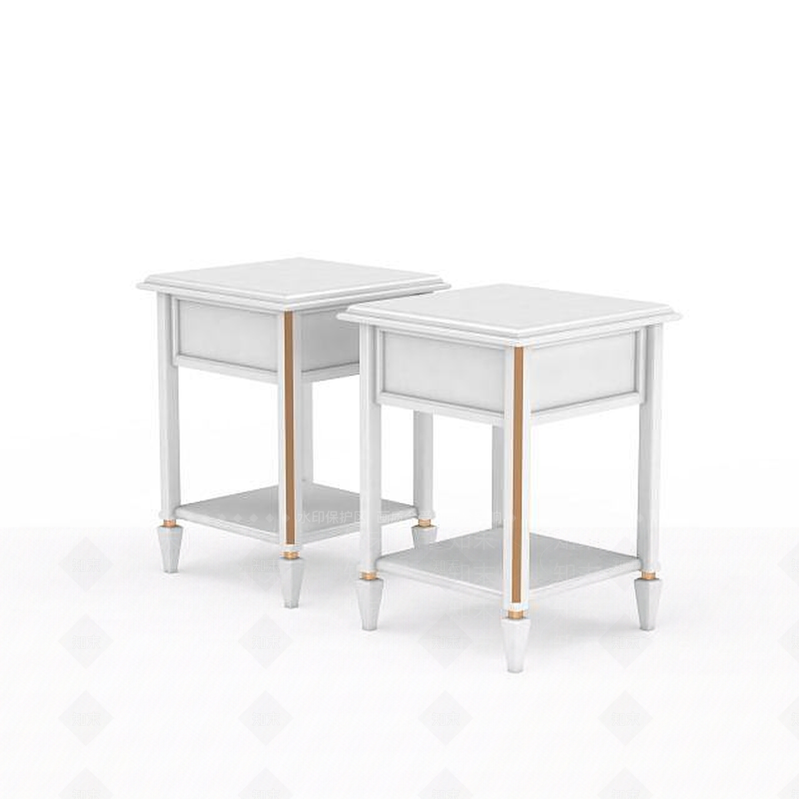 现代客厅柜子3D模型下载【ID:1197566495】