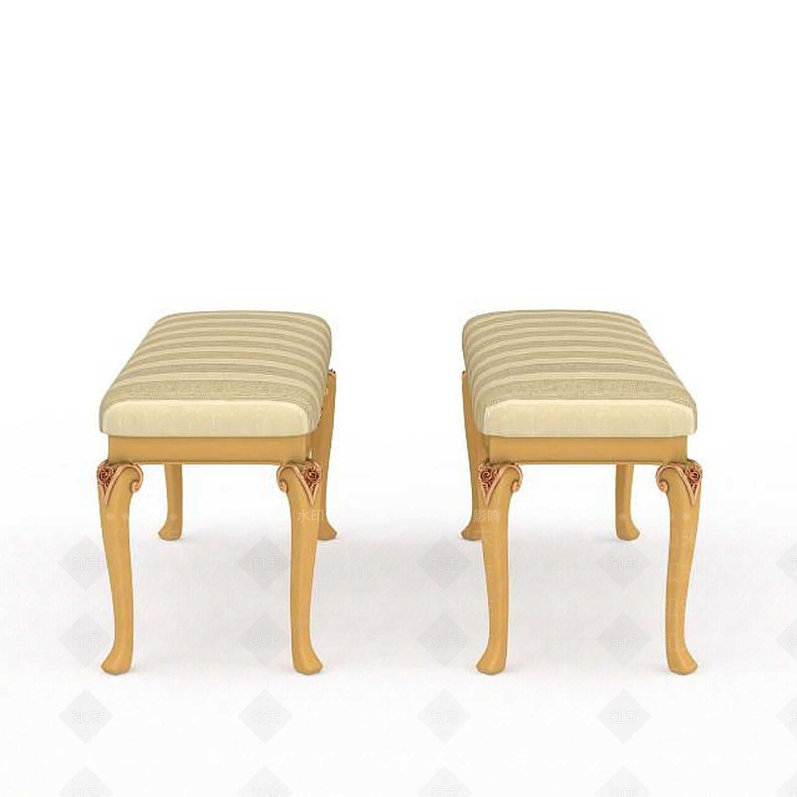 现代沙发凳子3D模型下载【ID:1197566676】