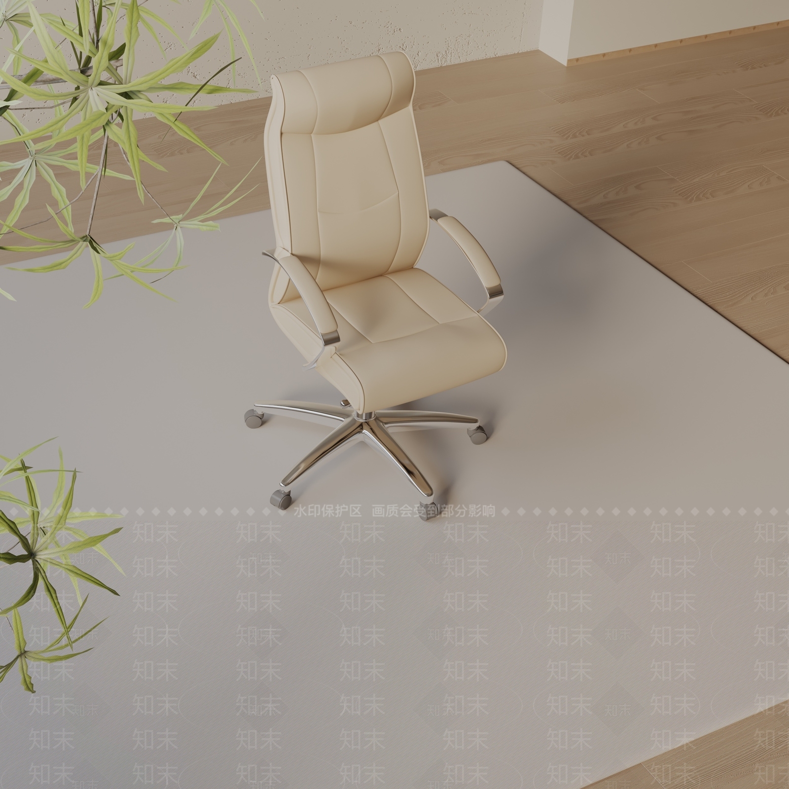现代办公椅3D模型下载【ID:1197567479】