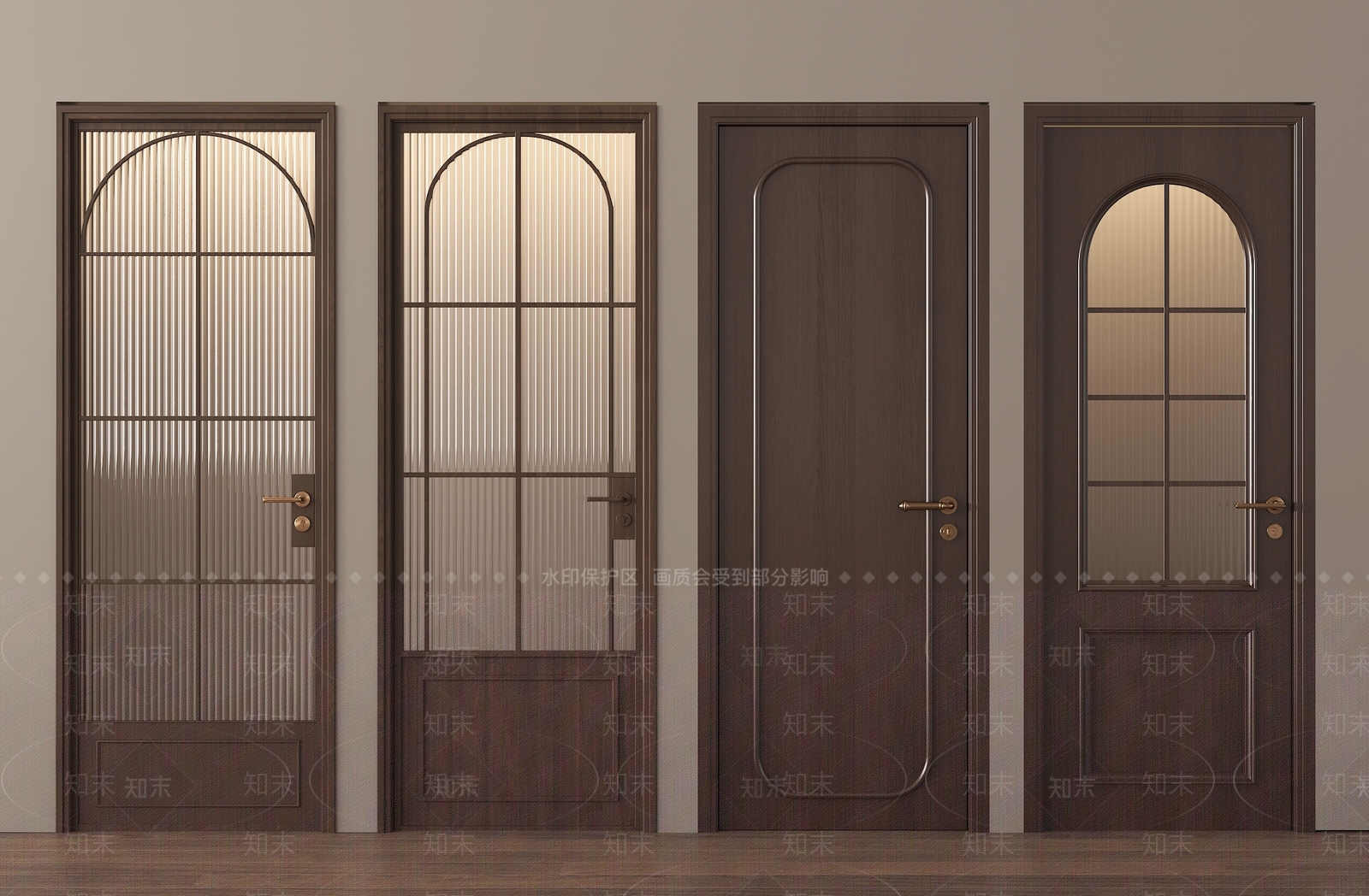 法式单开门3D模型下载【ID:1197568871】