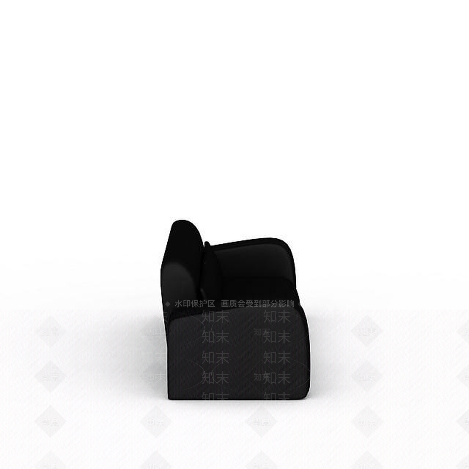 现代客厅真皮沙发3D模型下载【ID:1197568862】