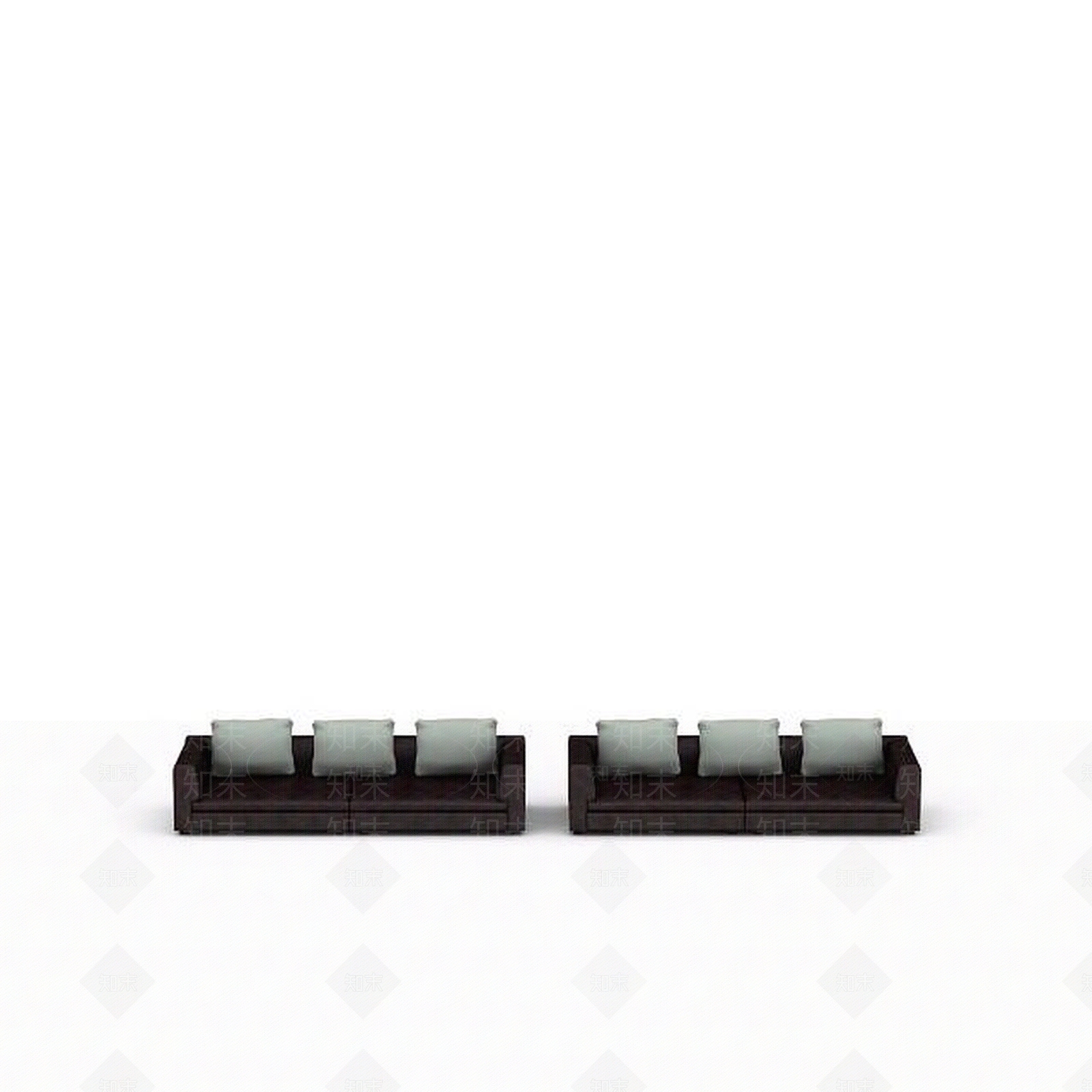 现代布艺沙发3D模型下载【ID:1197568995】