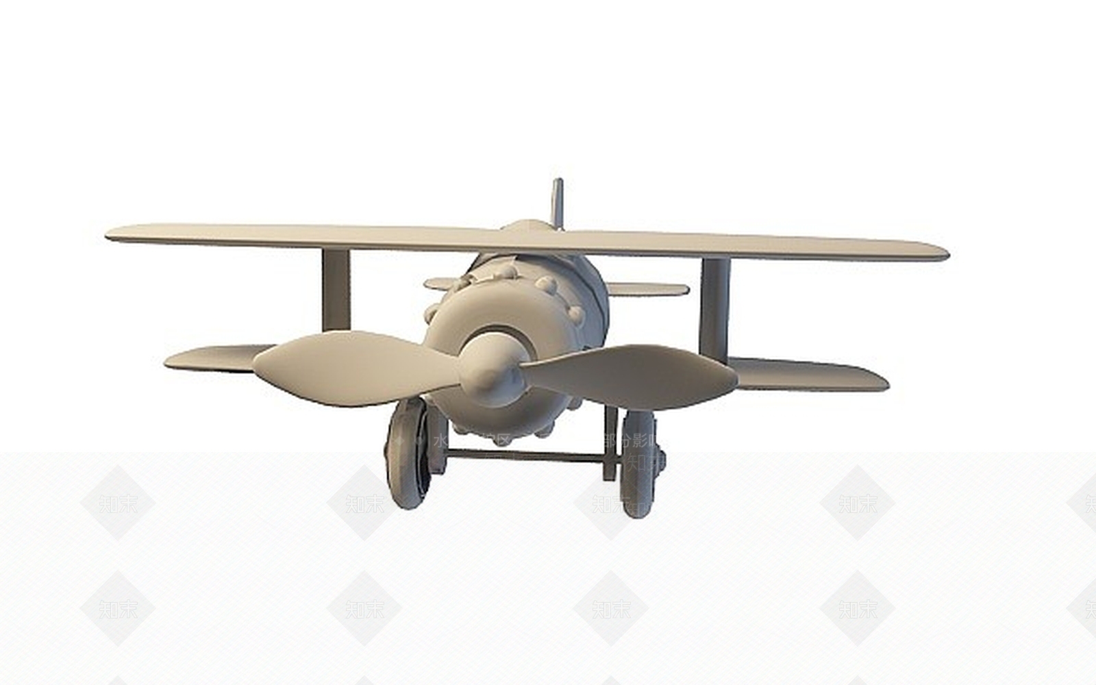 现代儿童飞机3D模型下载【ID:1197569747】