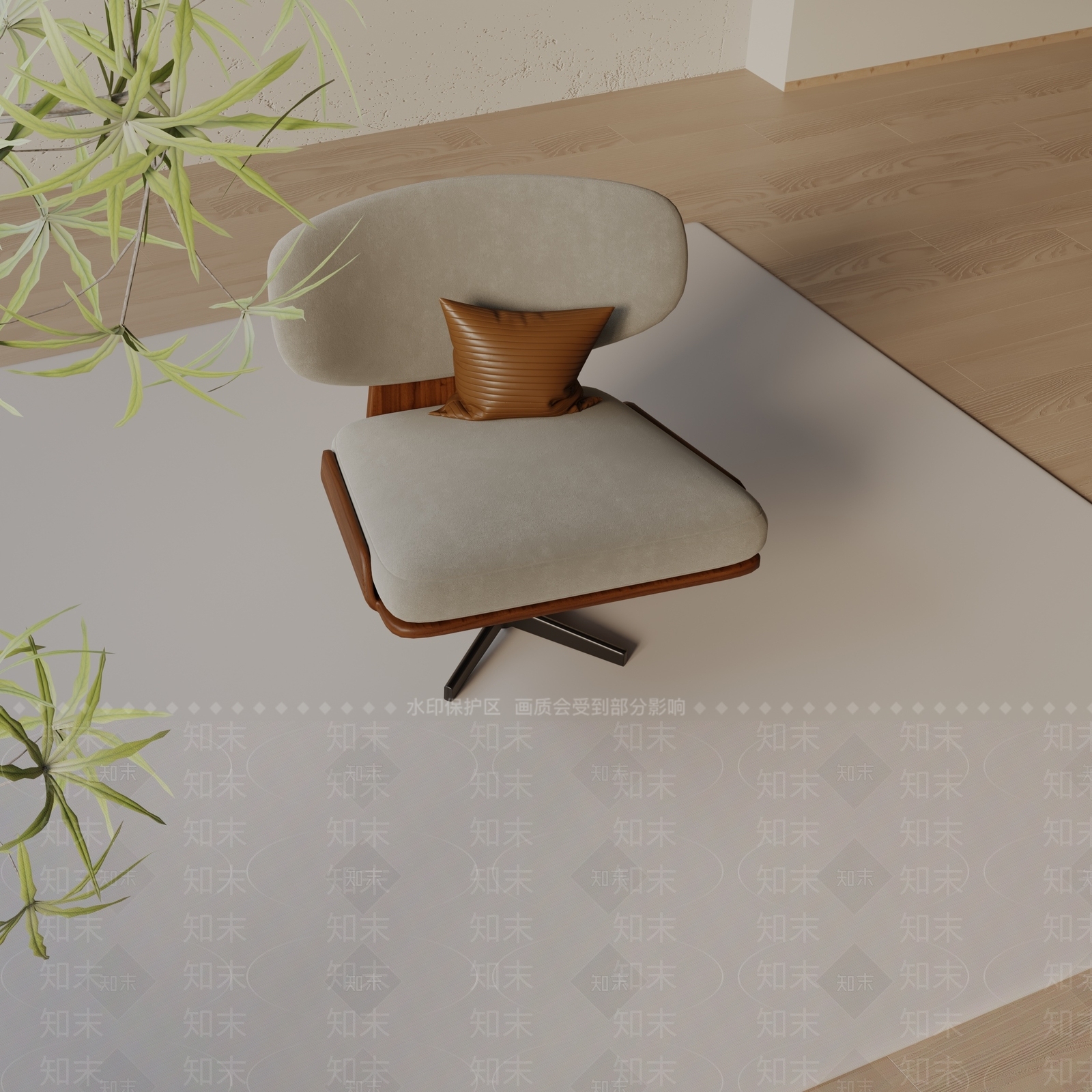 现代办公椅3D模型下载【ID:1197572796】