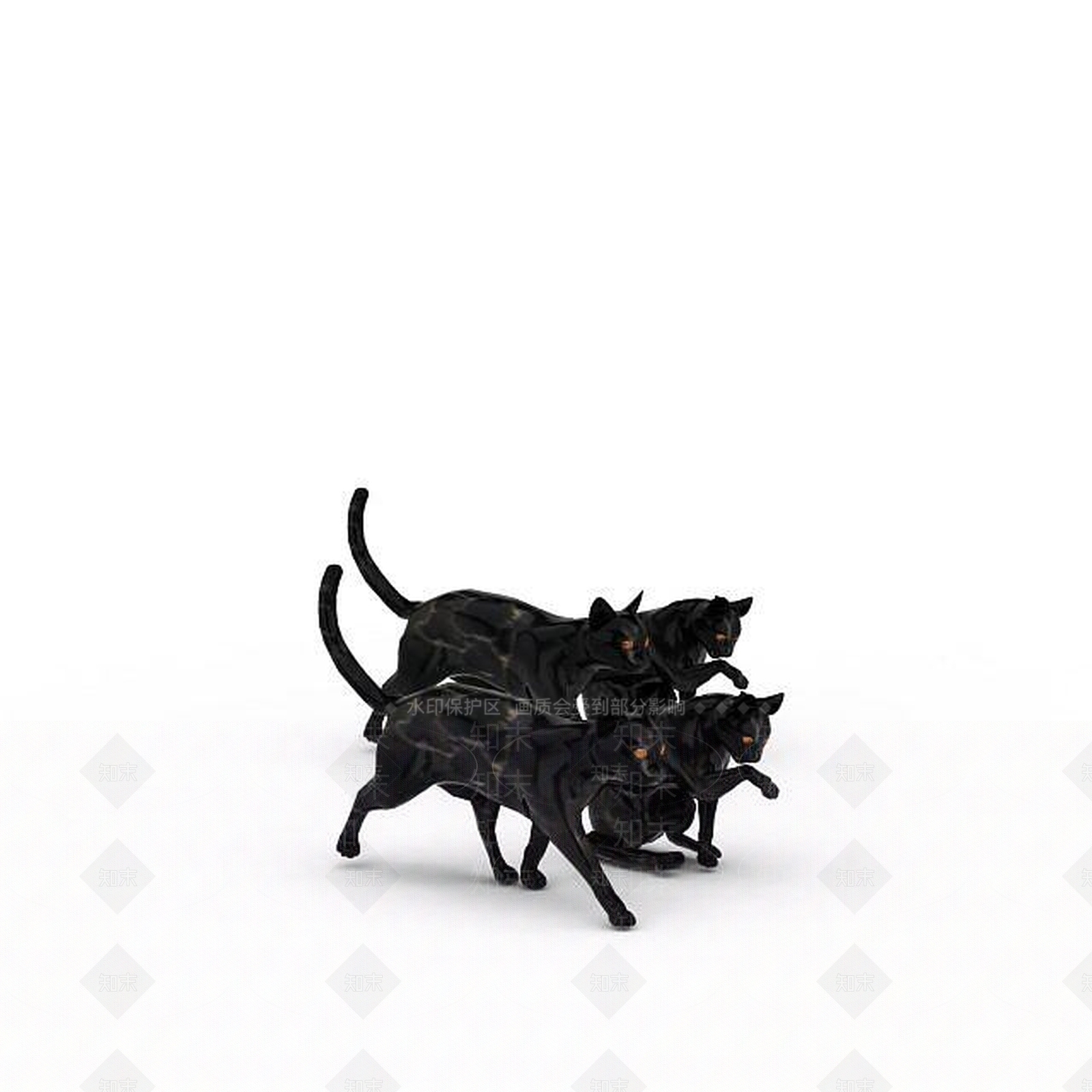 现代创意装饰品3D模型下载【ID:1197574009】