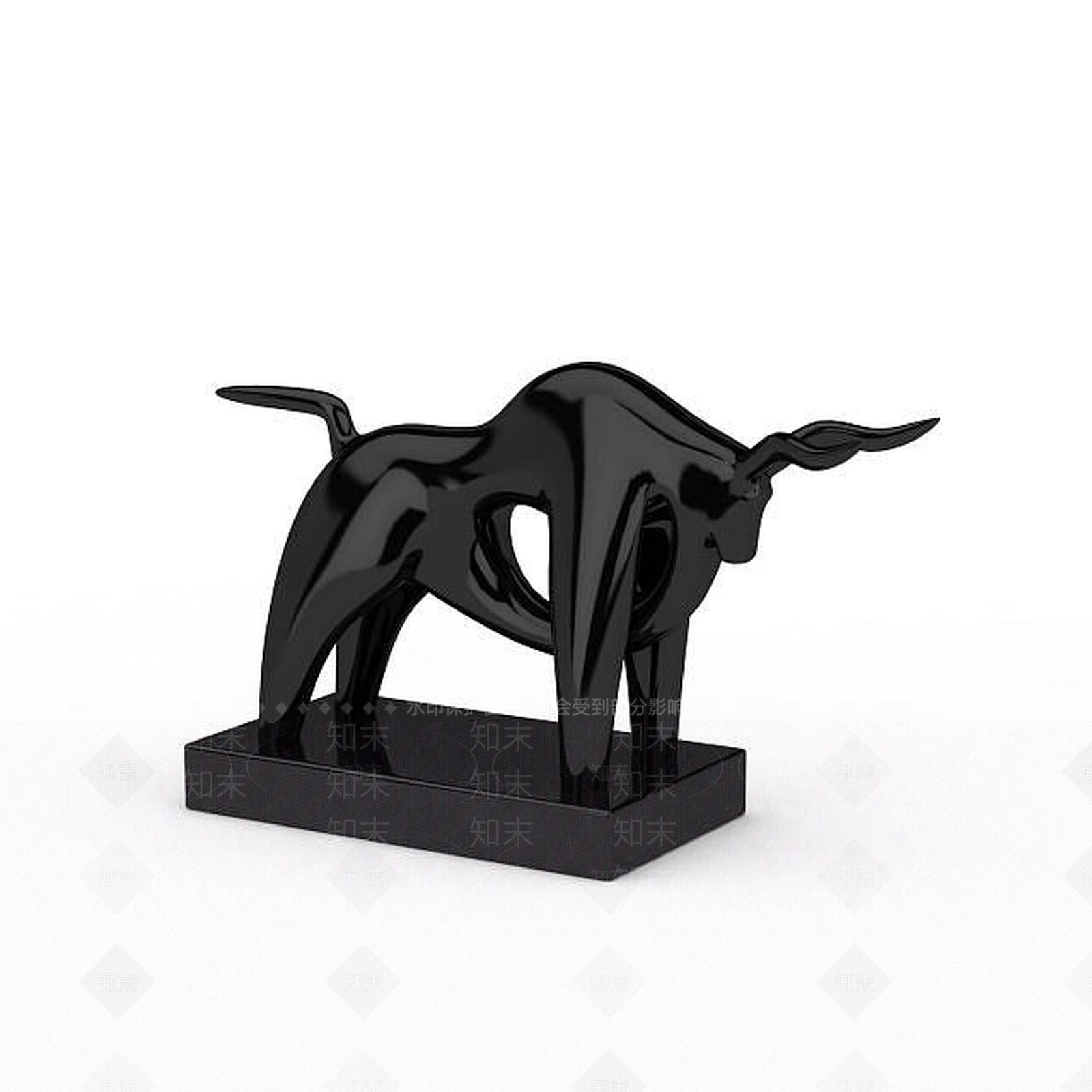 现代办公装饰品3D模型下载【ID:1197574159】