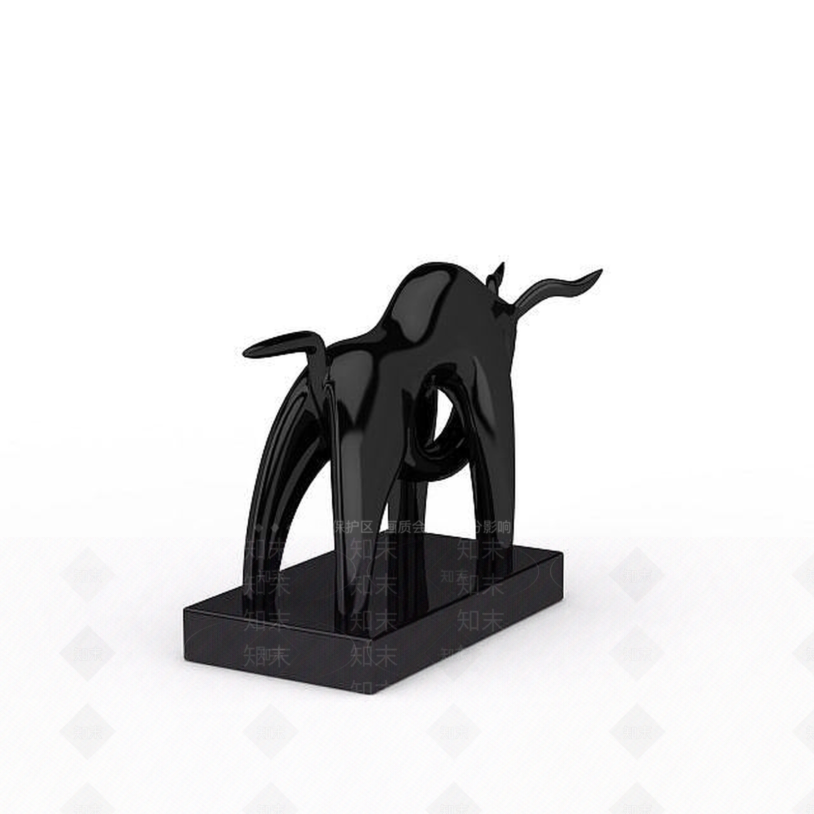 现代办公装饰品3D模型下载【ID:1197574159】
