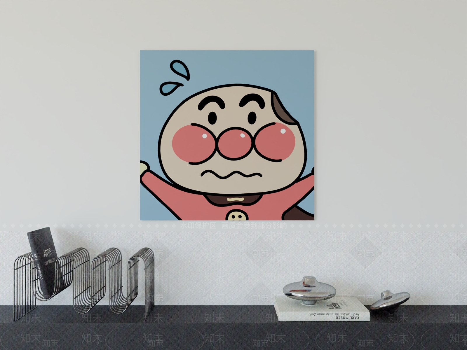 现代简约挂画3D模型下载【ID:1197574597】