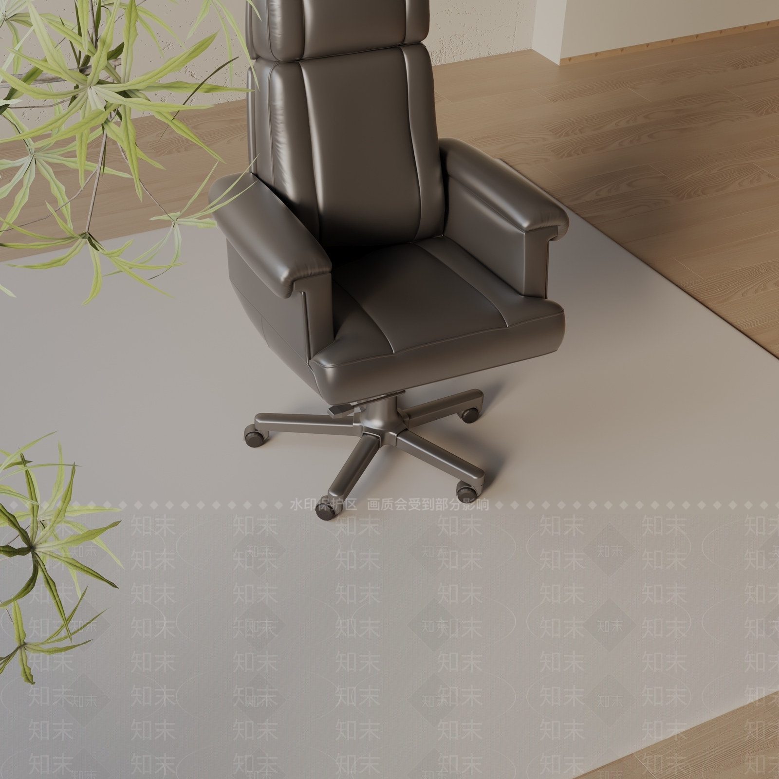 现代办公椅3D模型下载【ID:1197574940】