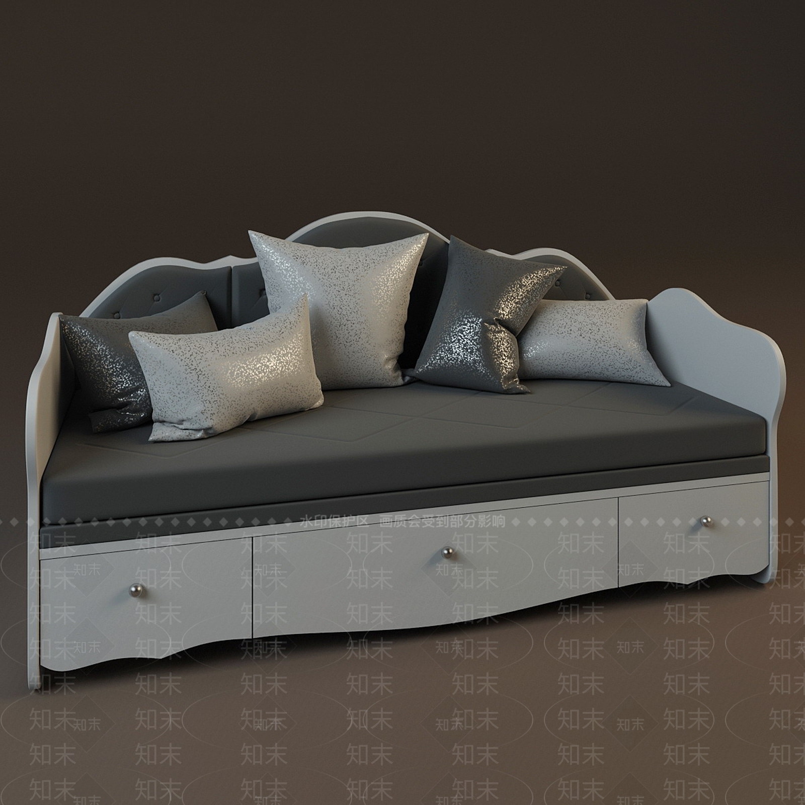 欧式美式懒人沙发3D模型下载【ID:1197575688】