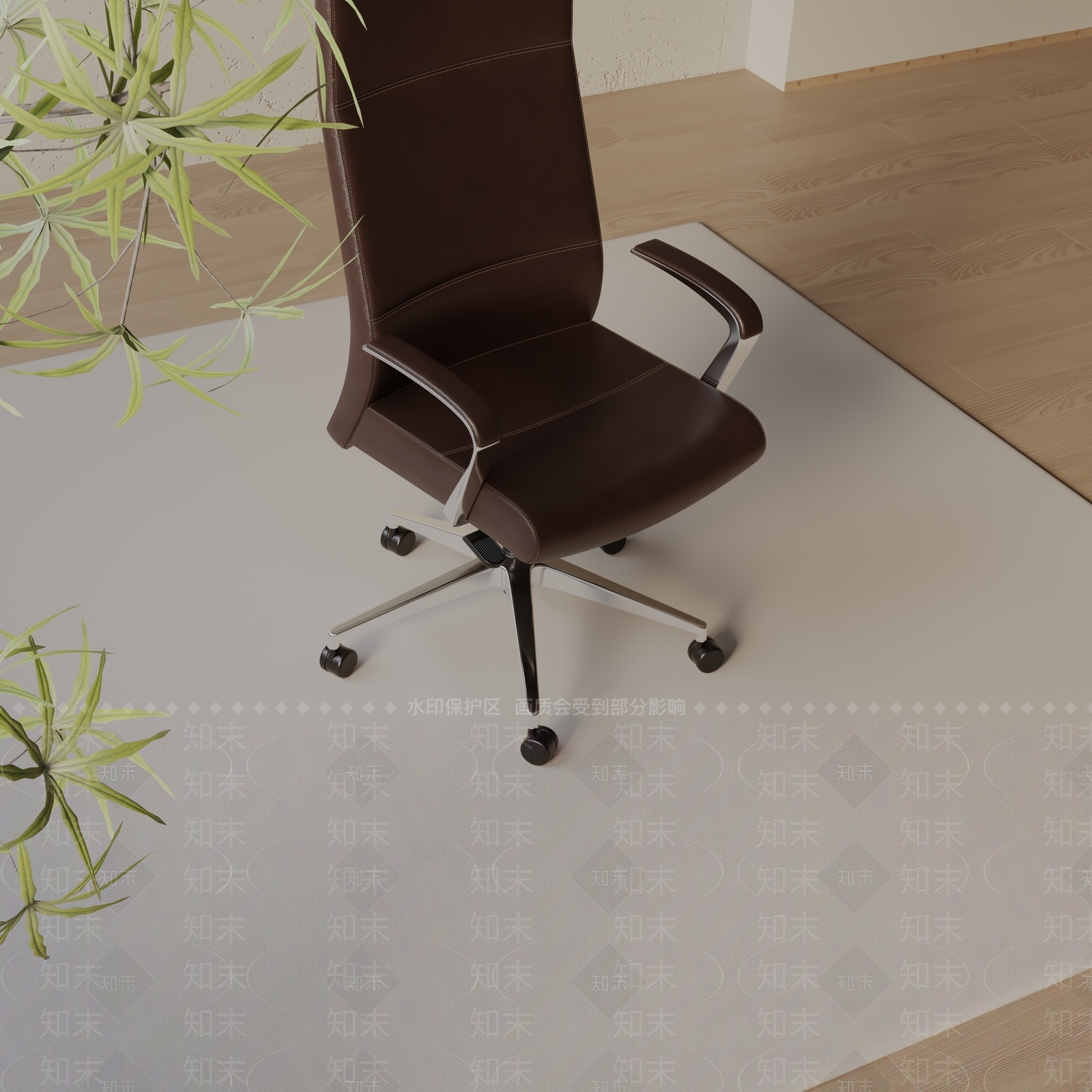 现代办公椅3D模型下载【ID:1197575625】