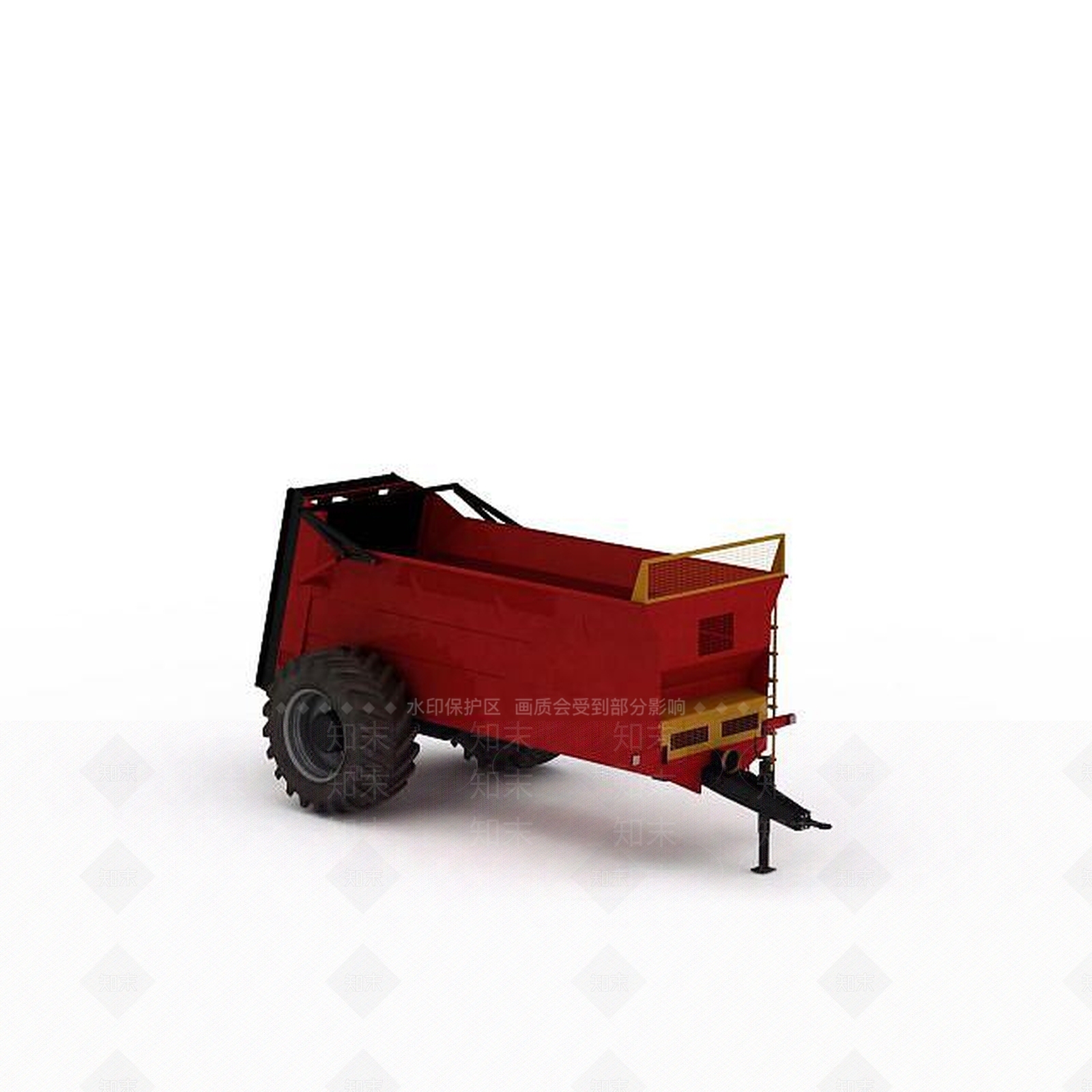 现代农用收割机3D模型下载【ID:1197575609】