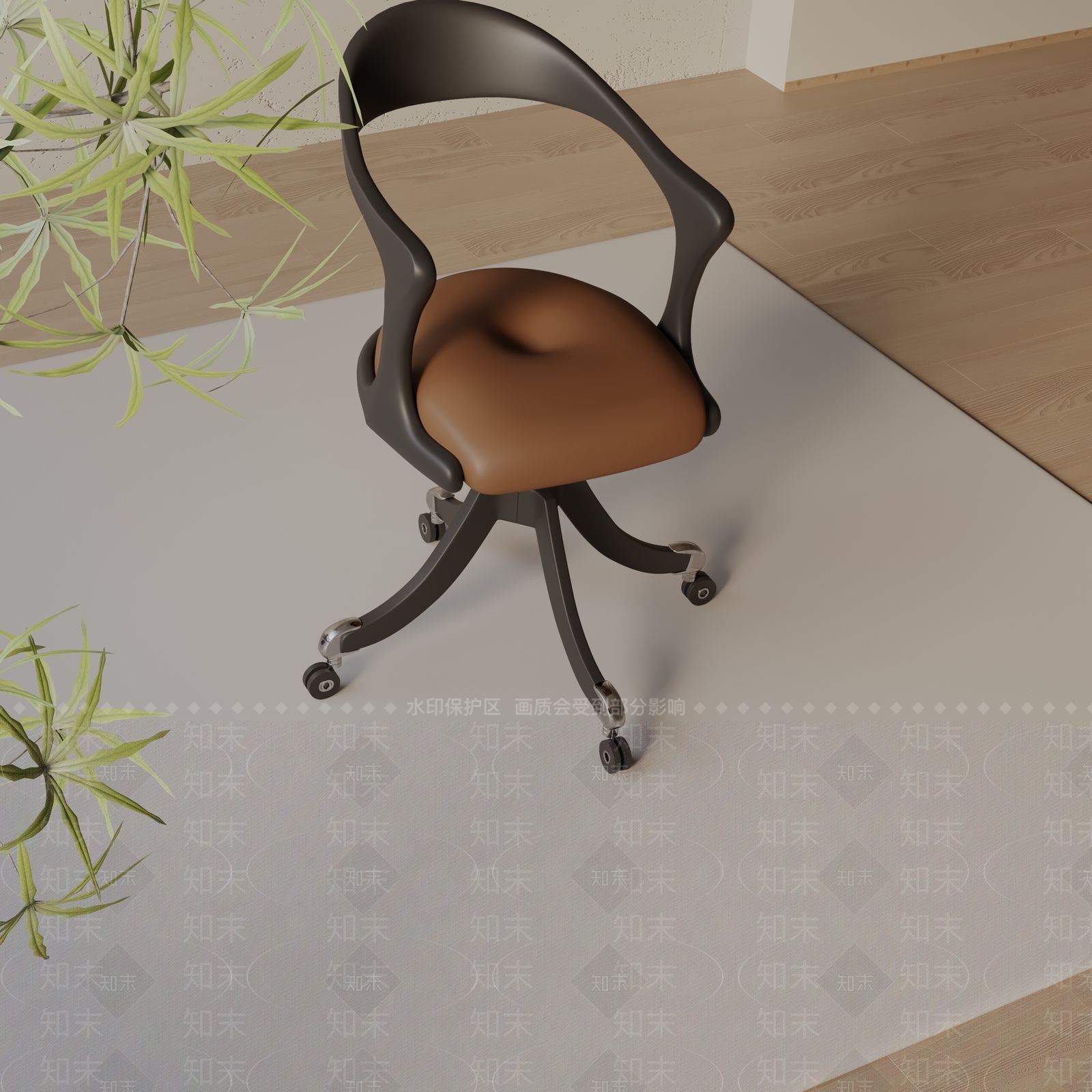现代办公椅3D模型下载【ID:1197576017】