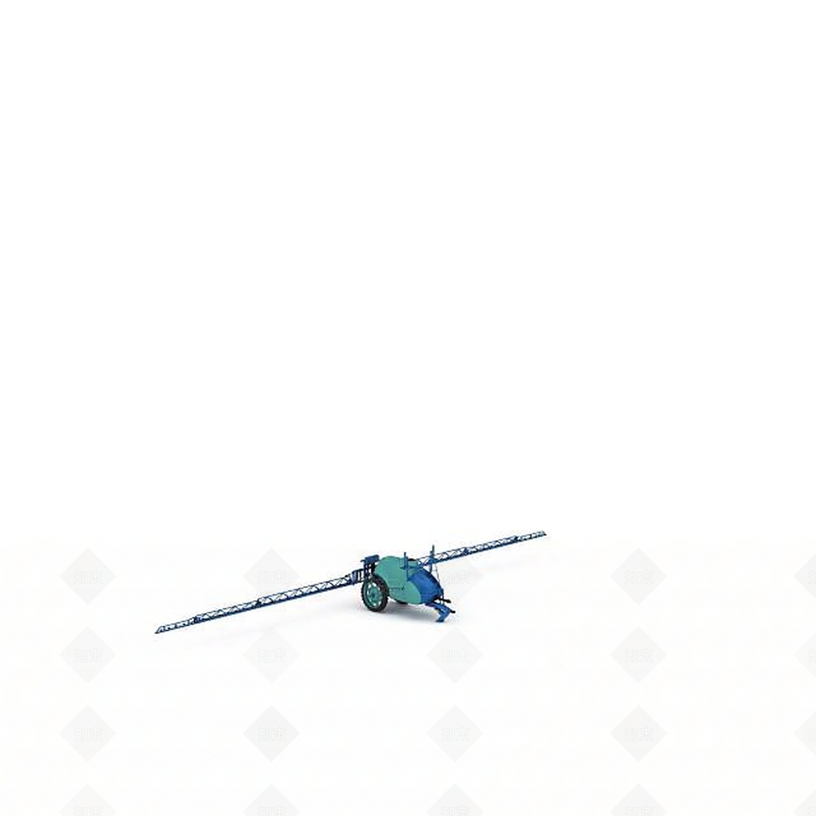 现代道路铺线机3D模型下载【ID:1197575857】