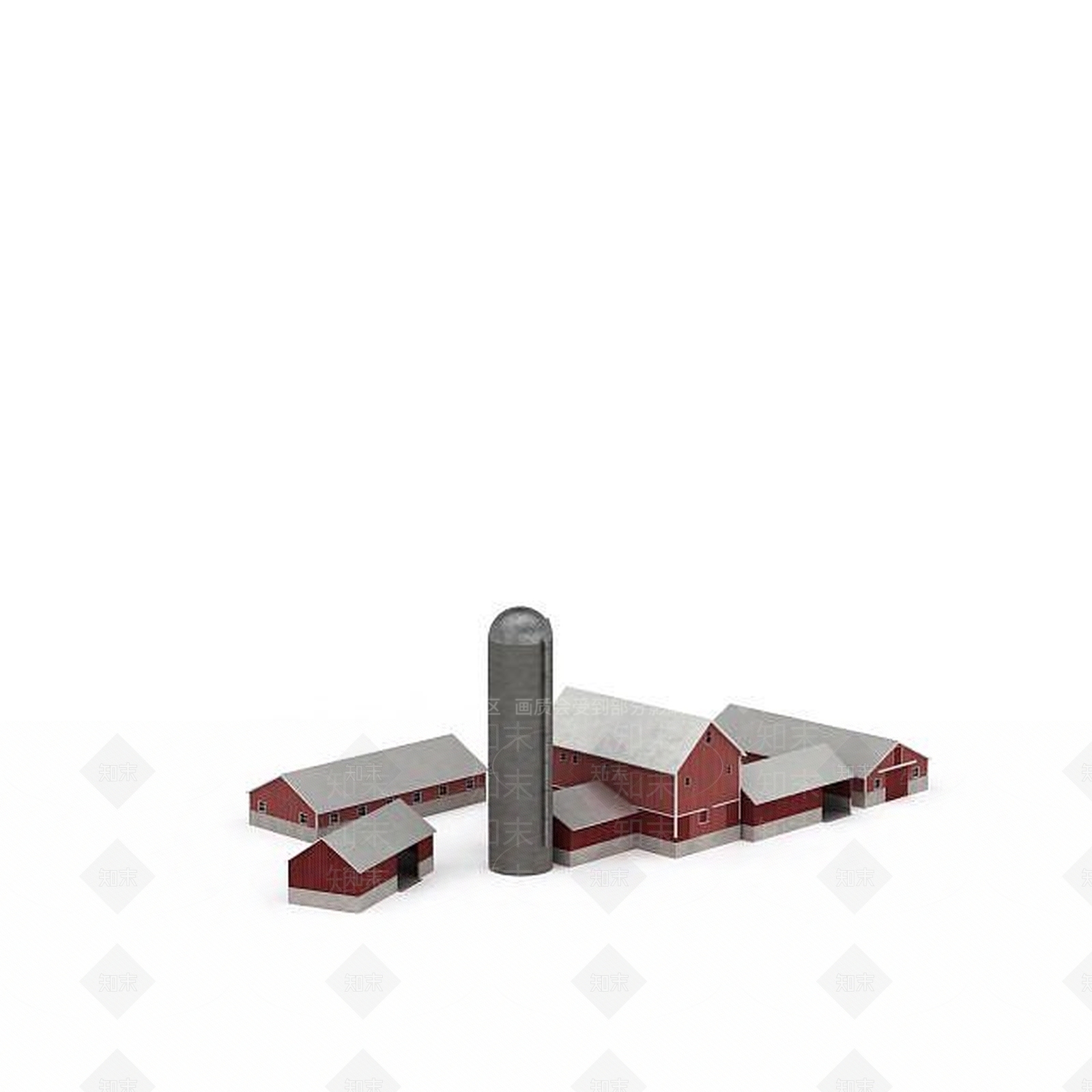 现代风格建筑3D模型下载【ID:1197576108】