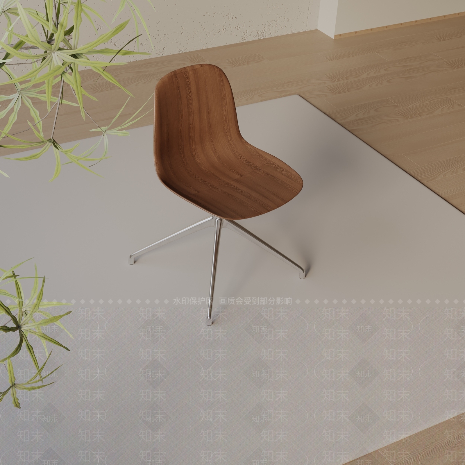现代办公椅3D模型下载【ID:1197576411】