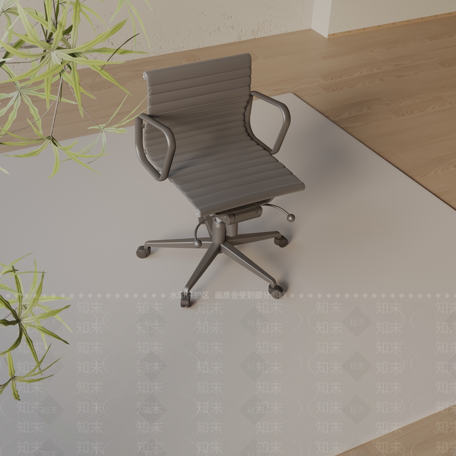 现代办公椅3D模型下载【ID:1197576811】