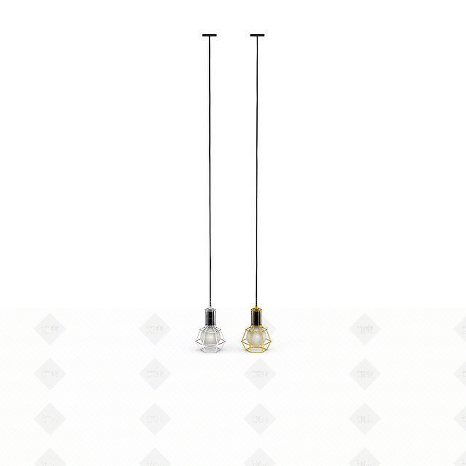 现代室内吊灯3D模型下载【ID:1197576534】