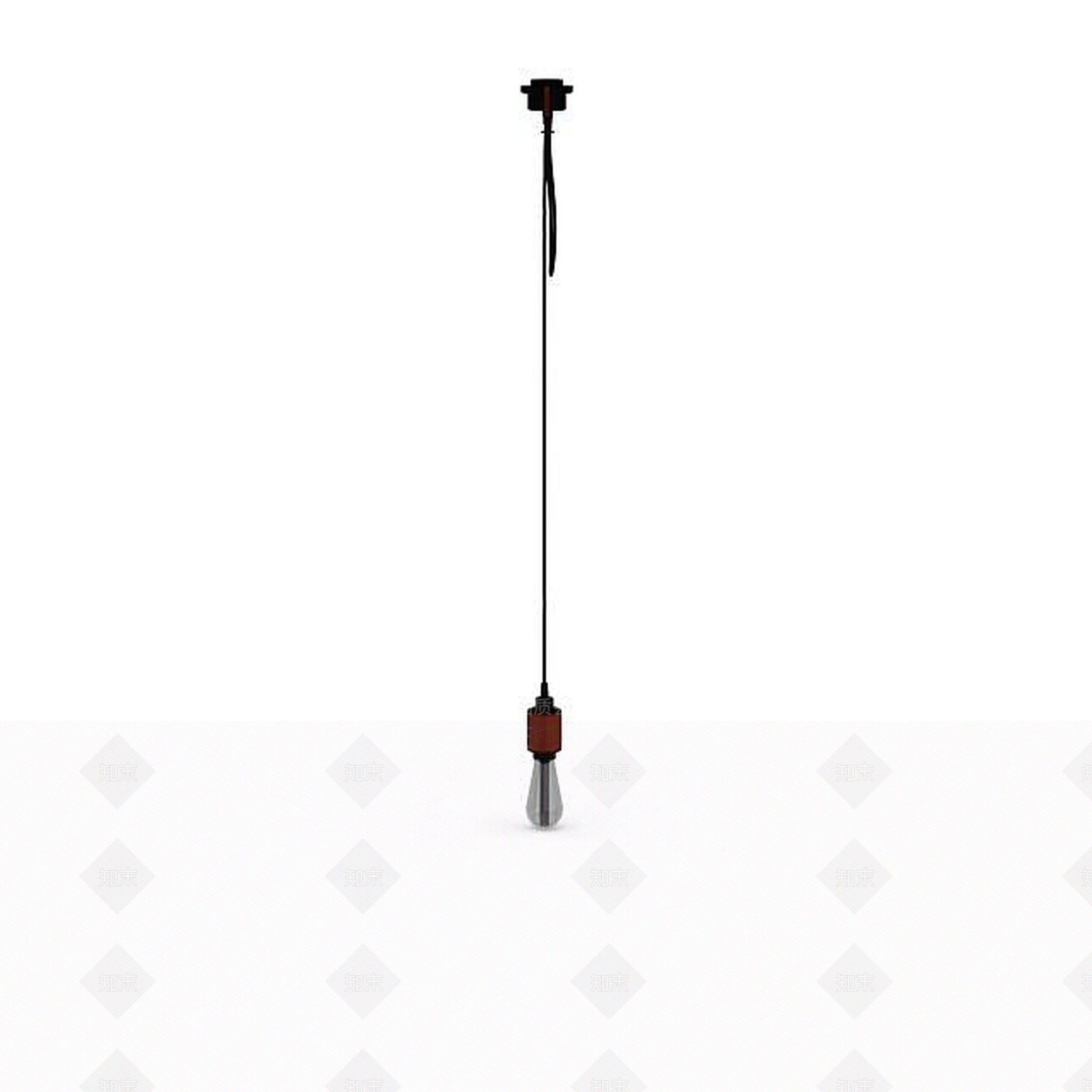 现代灯泡吊灯3D模型下载【ID:1197577513】