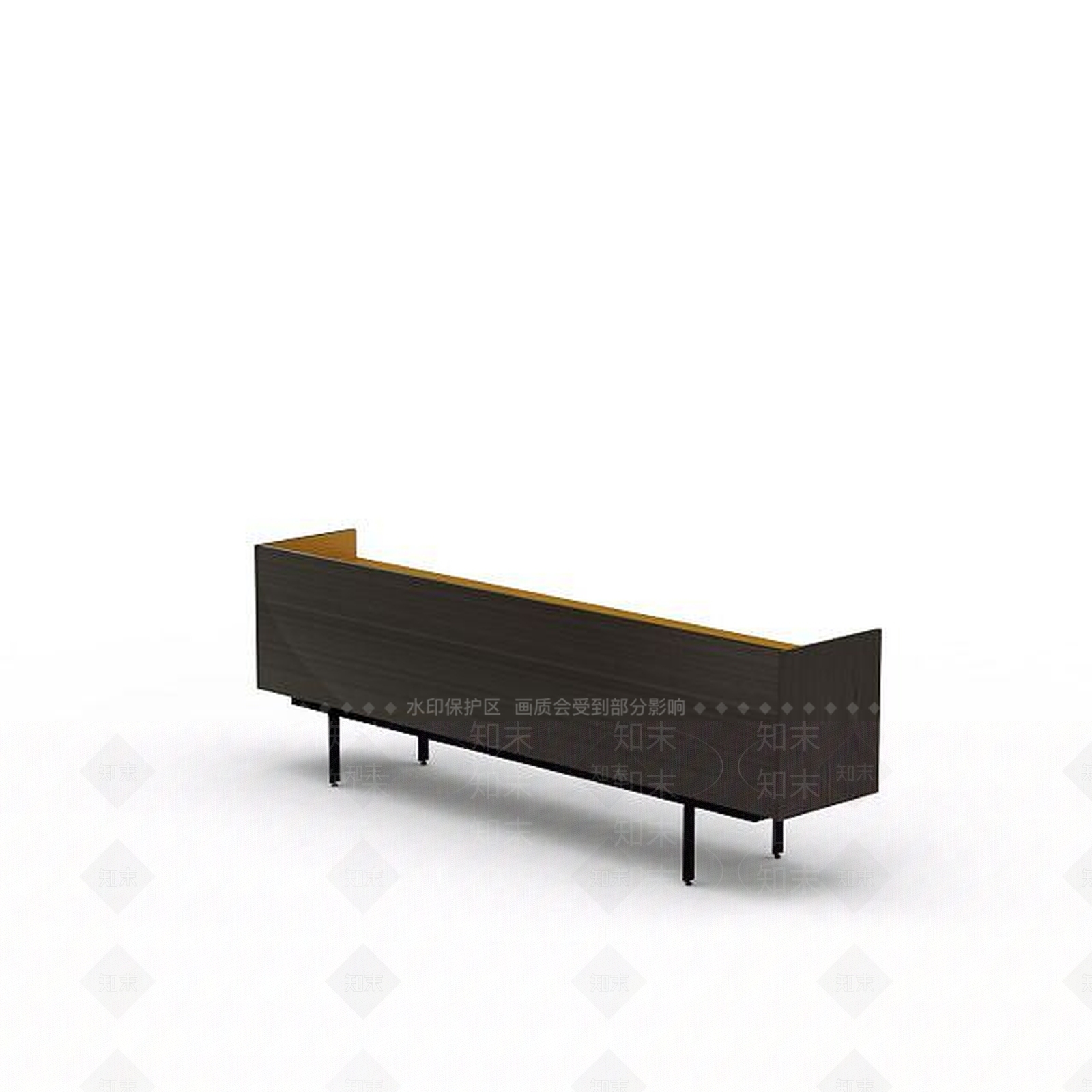 现代风格实木桌子3D模型下载【ID:1197577883】