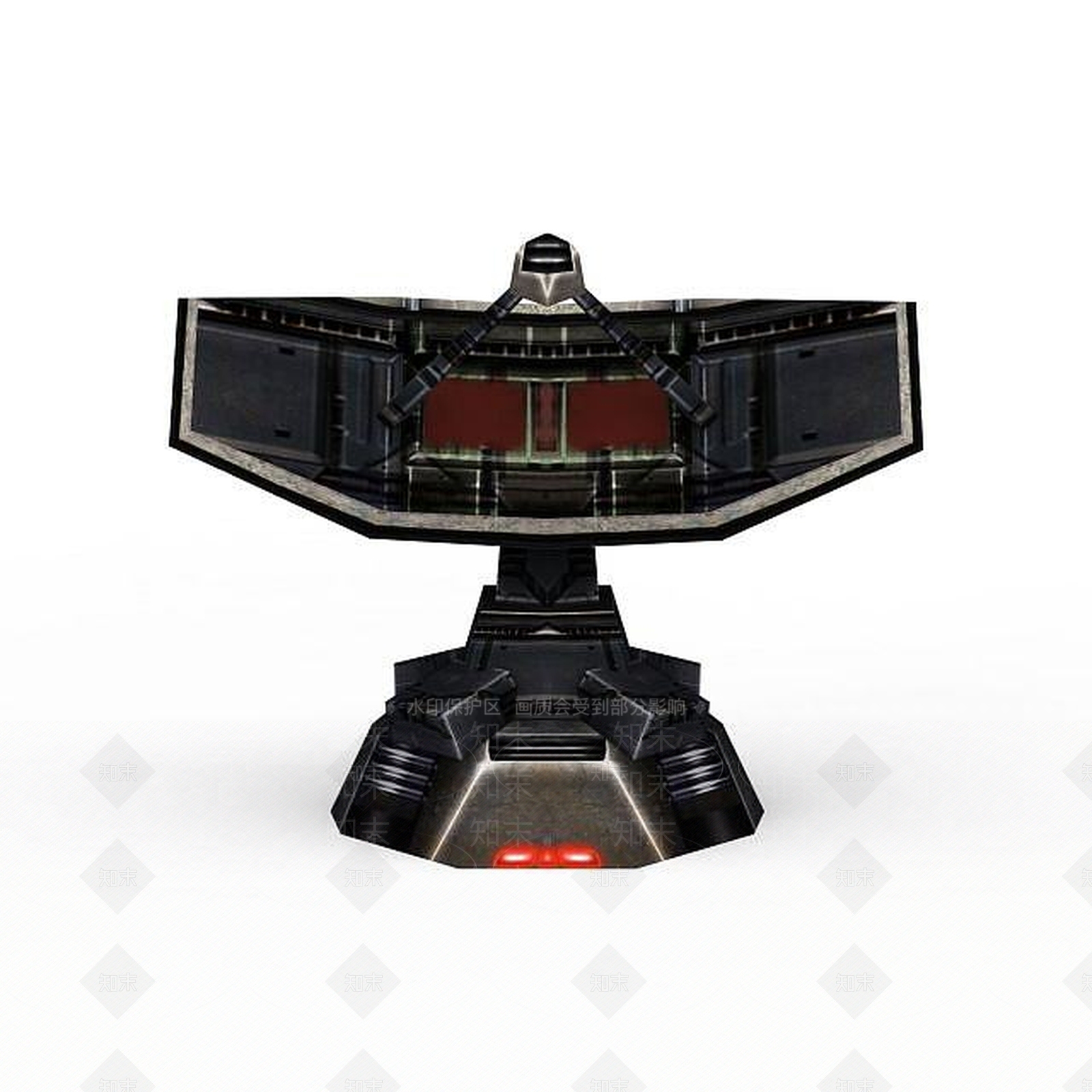 现代游戏炮塔3D模型下载【ID:1197577975】