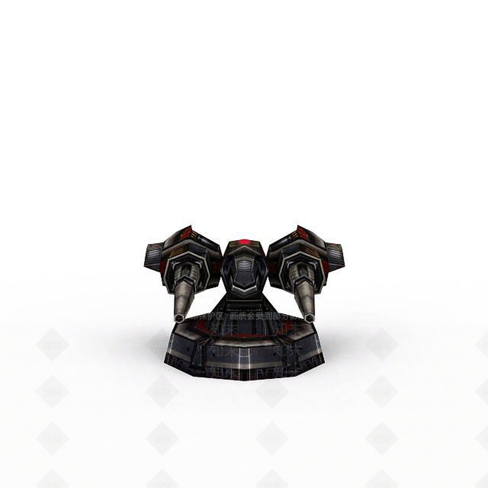现代游戏道具装备炮塔3D模型下载【ID:1197578354】