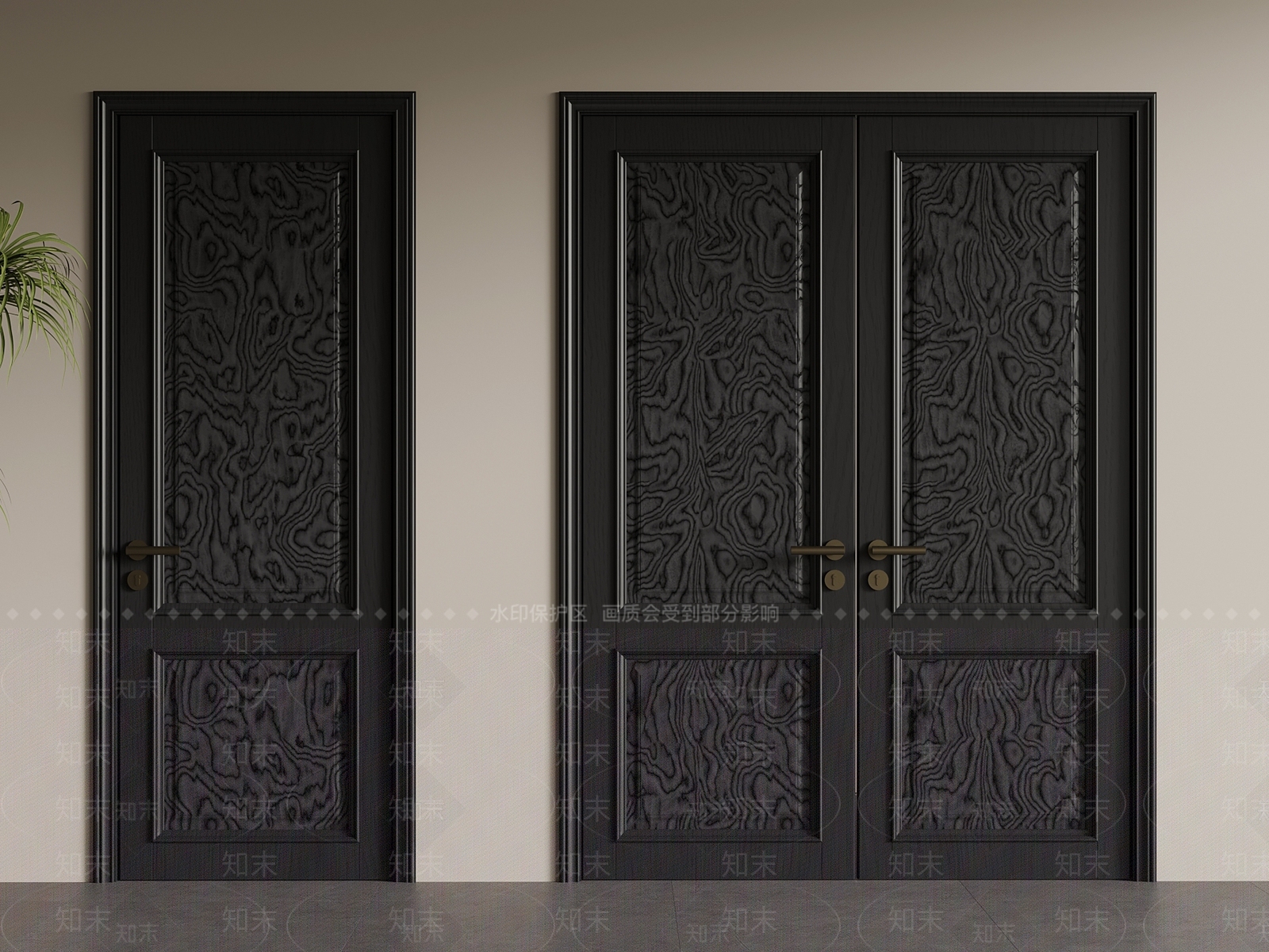 法式大门3D模型下载【ID:1197578507】