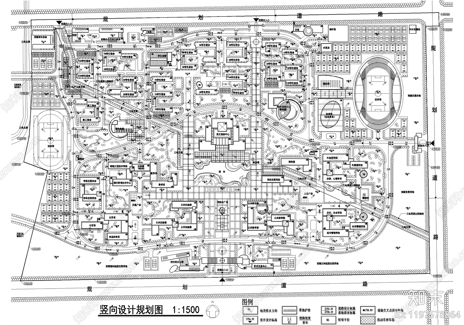 校园景观施工图下载【ID:1197578864】