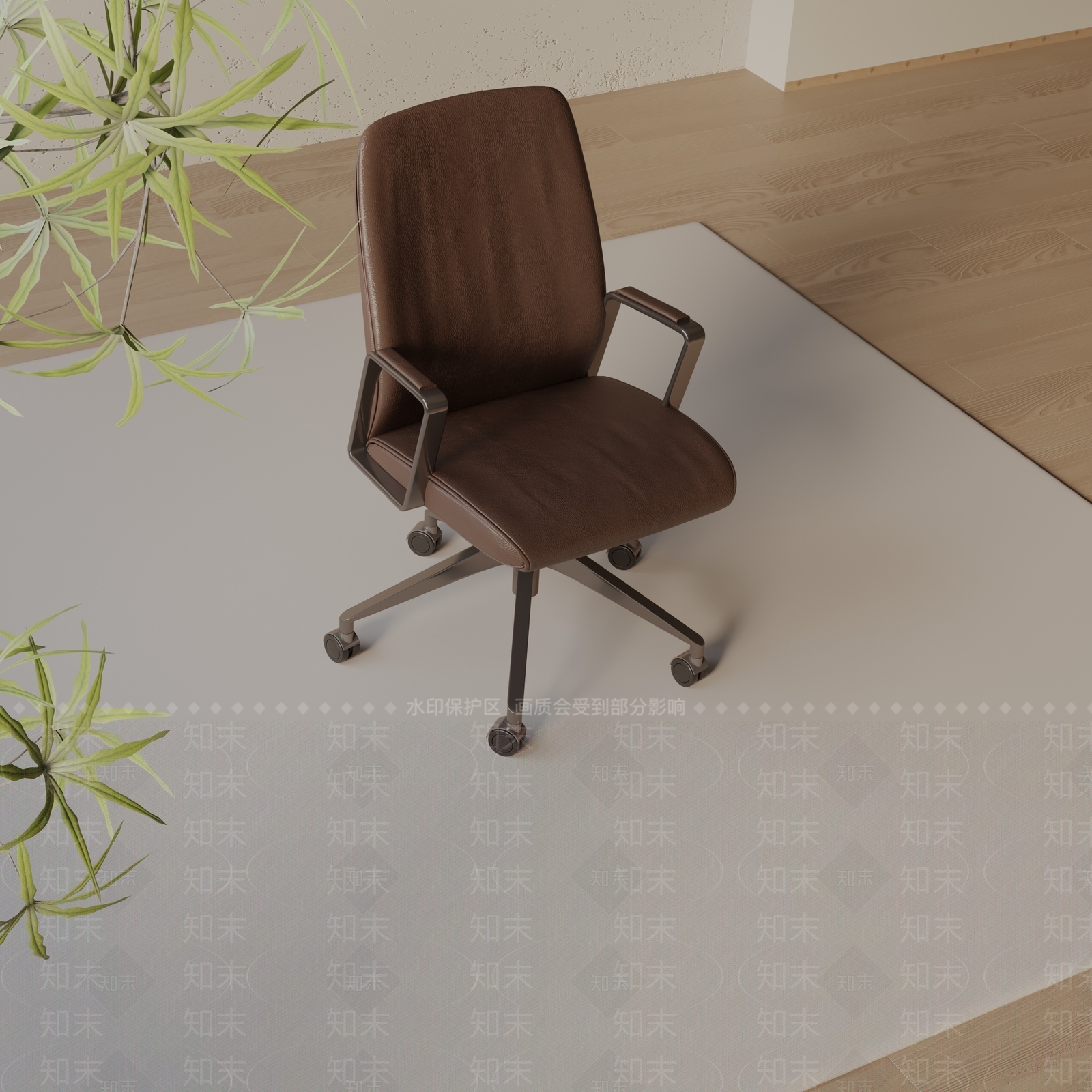 现代办公椅3D模型下载【ID:1197579841】