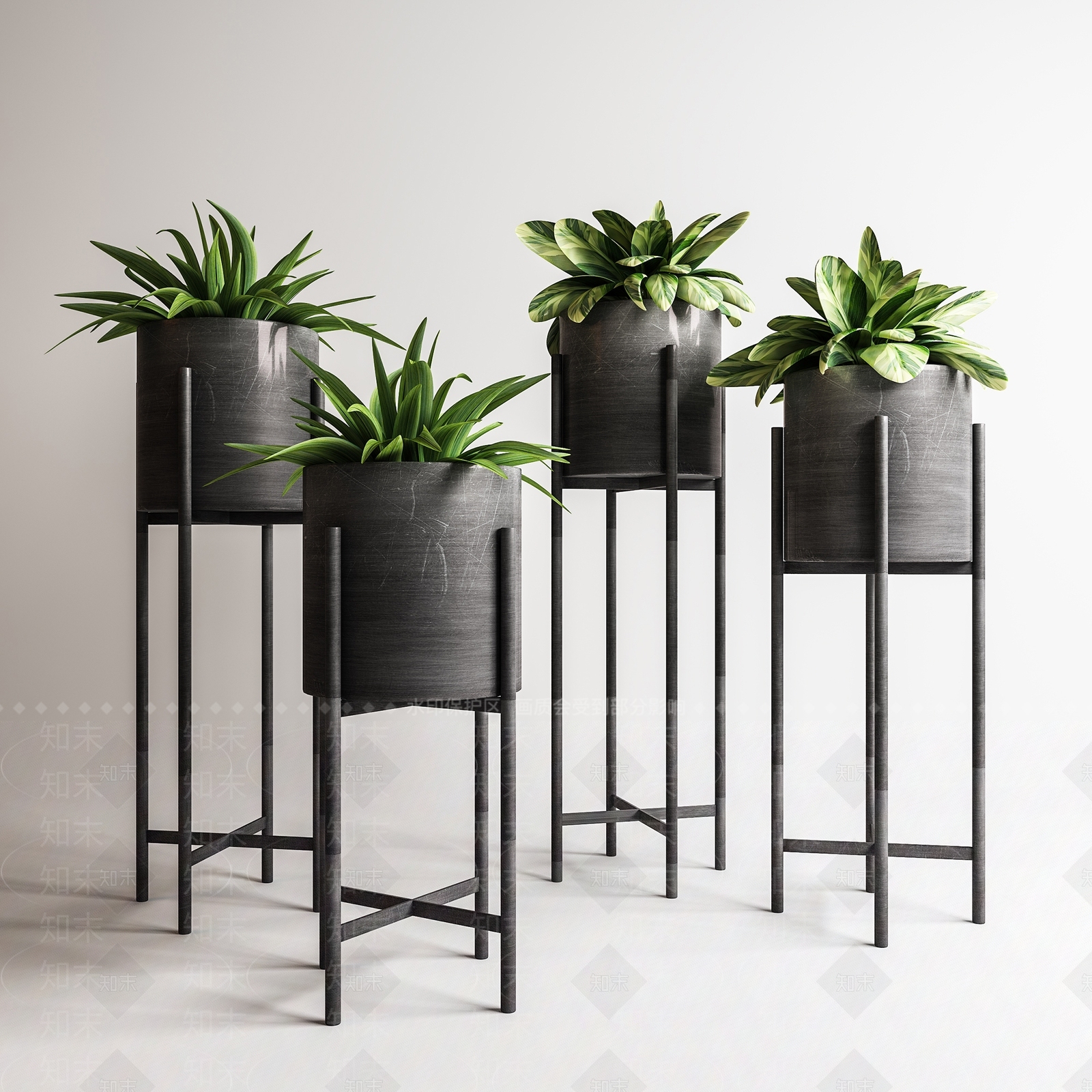 植物堆3D模型下载【ID:1197580605】