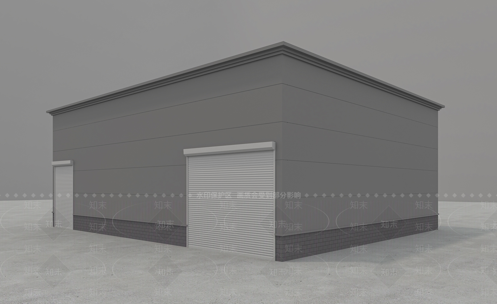 现代厂房3D模型下载【ID:1197581560】