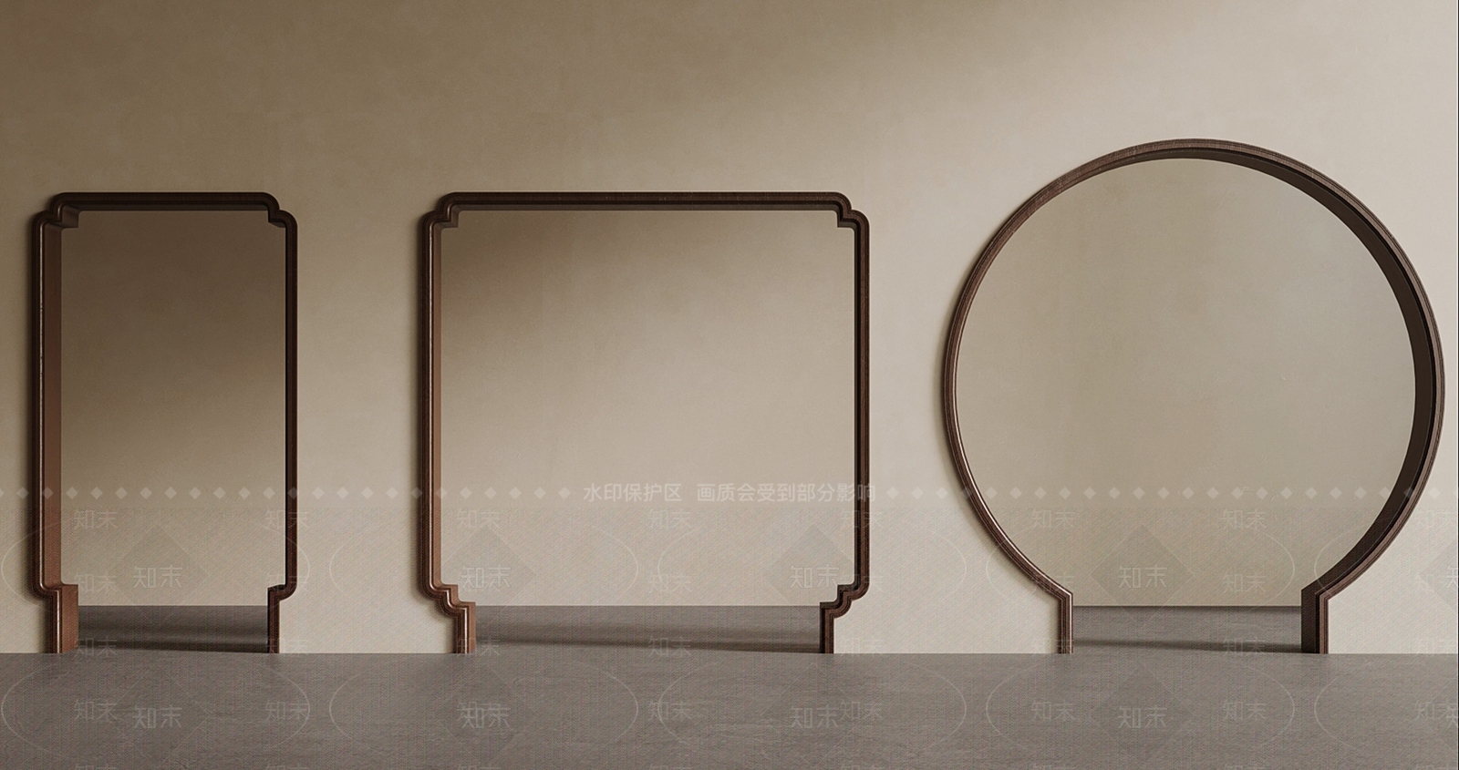 新中式门套SU模型下载【ID:1197581554】