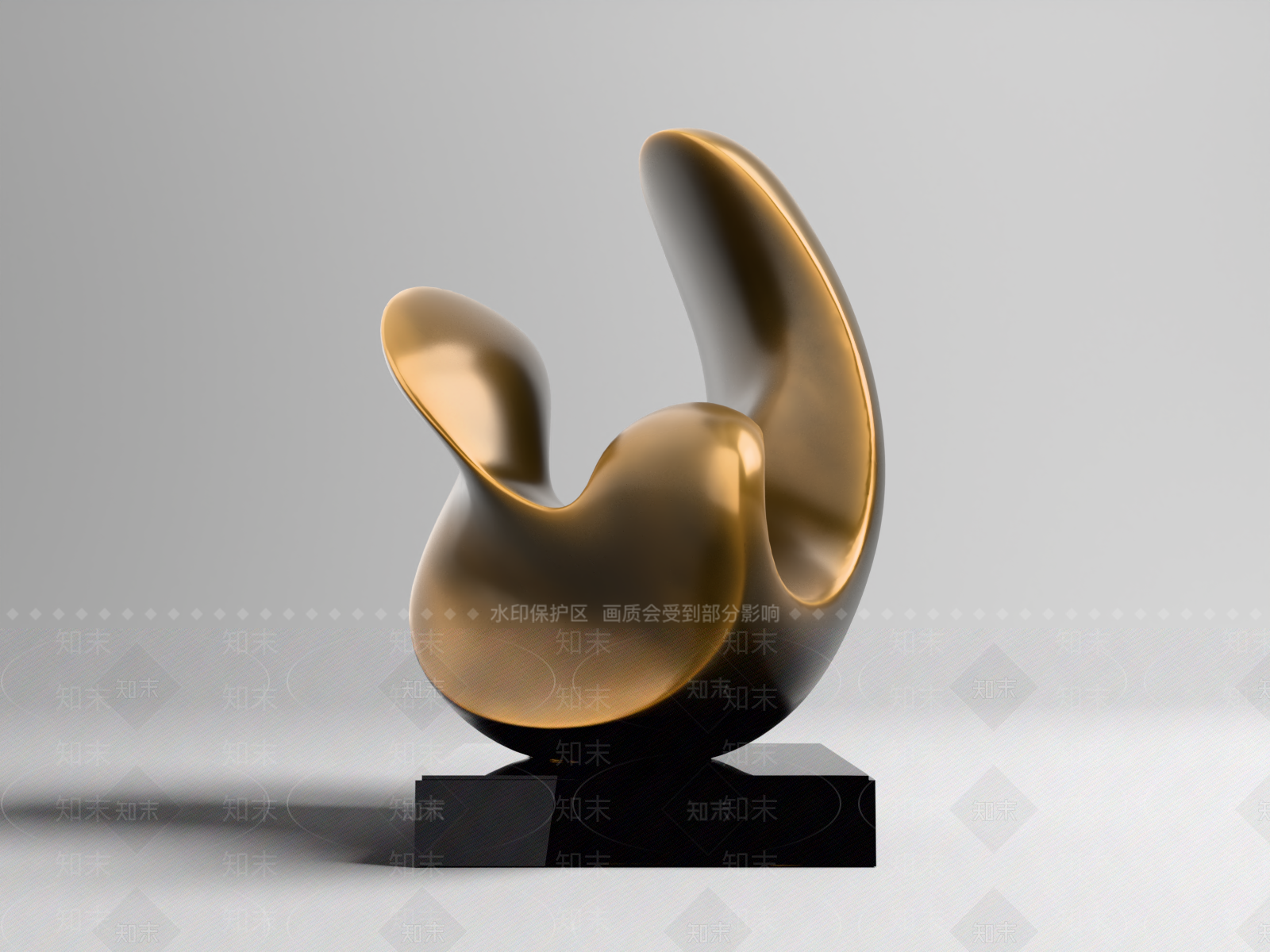 现代法式雕塑摆件SU模型下载【ID:1197582193】