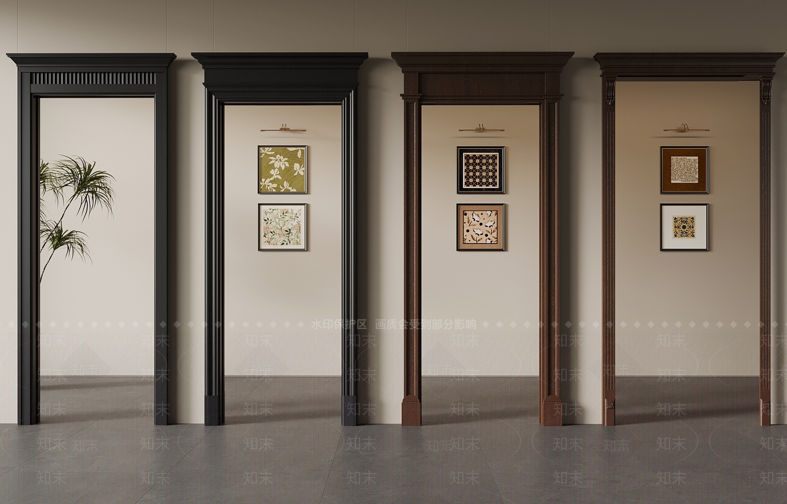 中古门套SU模型下载【ID:1197583067】