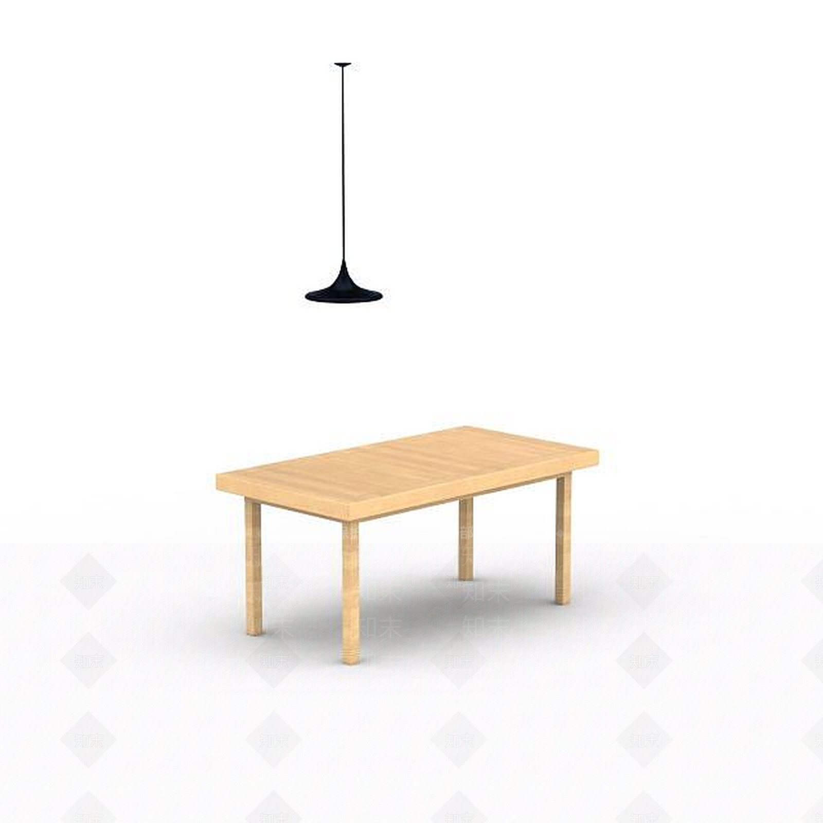 现代客厅桌子3D模型下载【ID:1197583644】