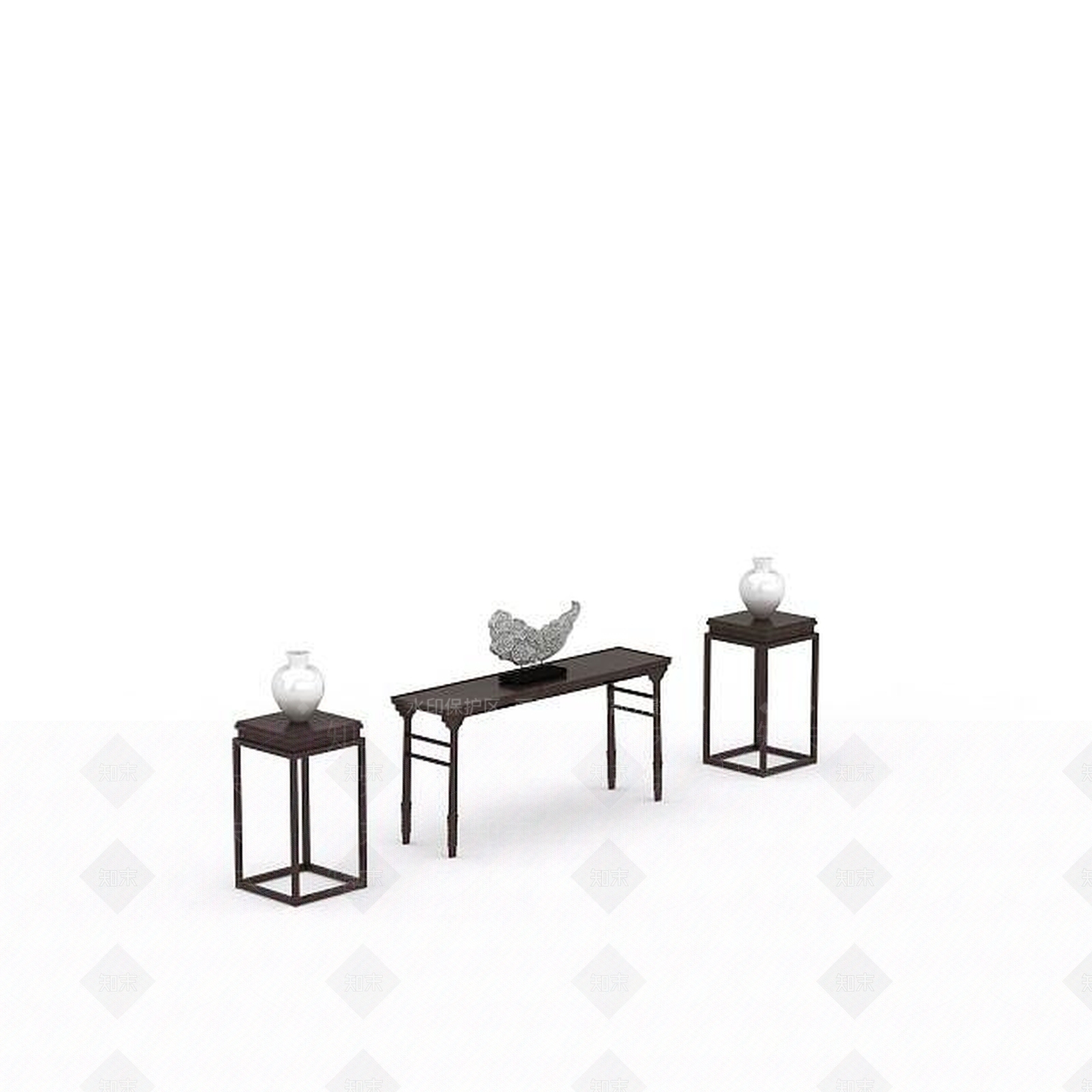 现代办公室摆件3D模型下载【ID:1197584673】