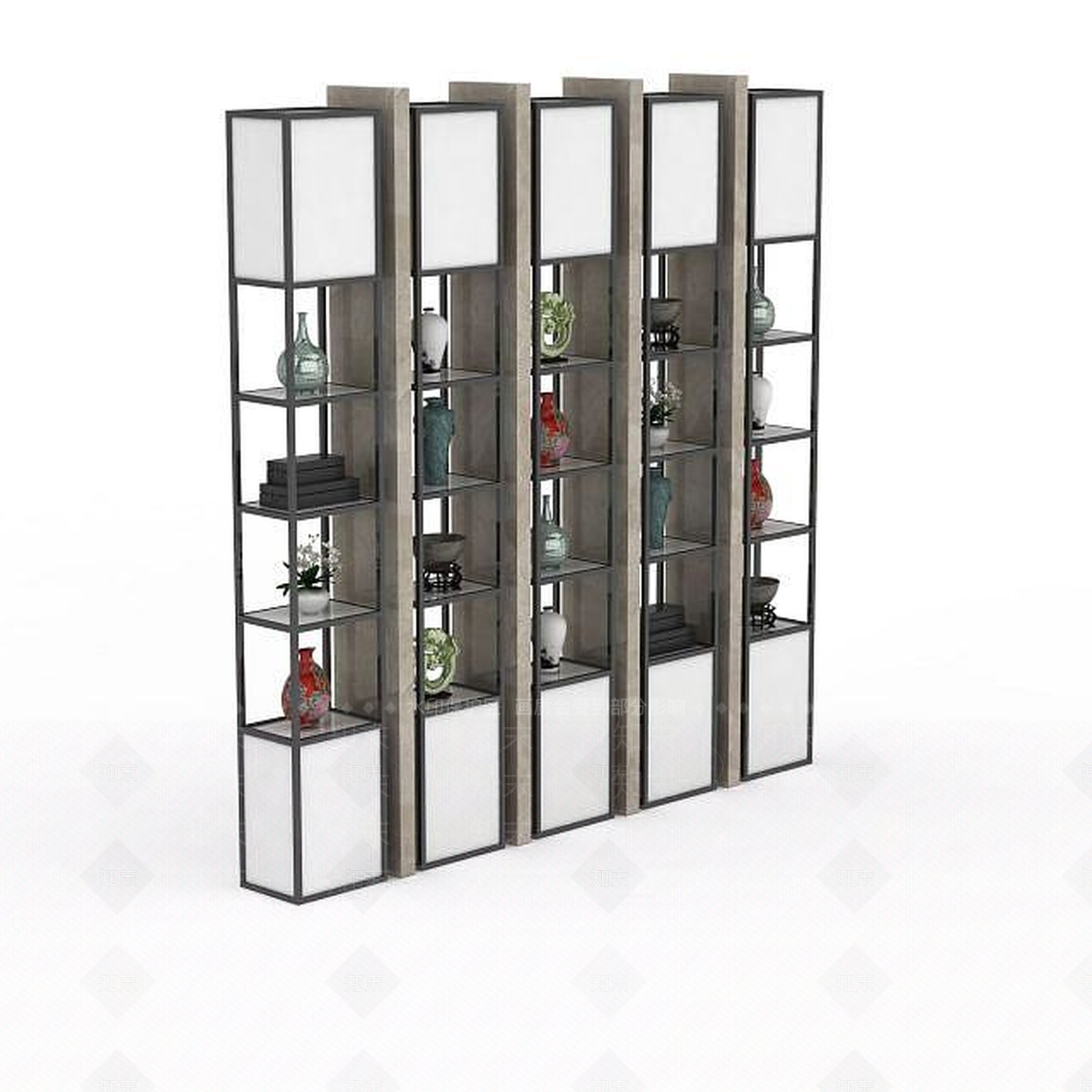 现代商品展示柜3D模型下载【ID:1197584824】
