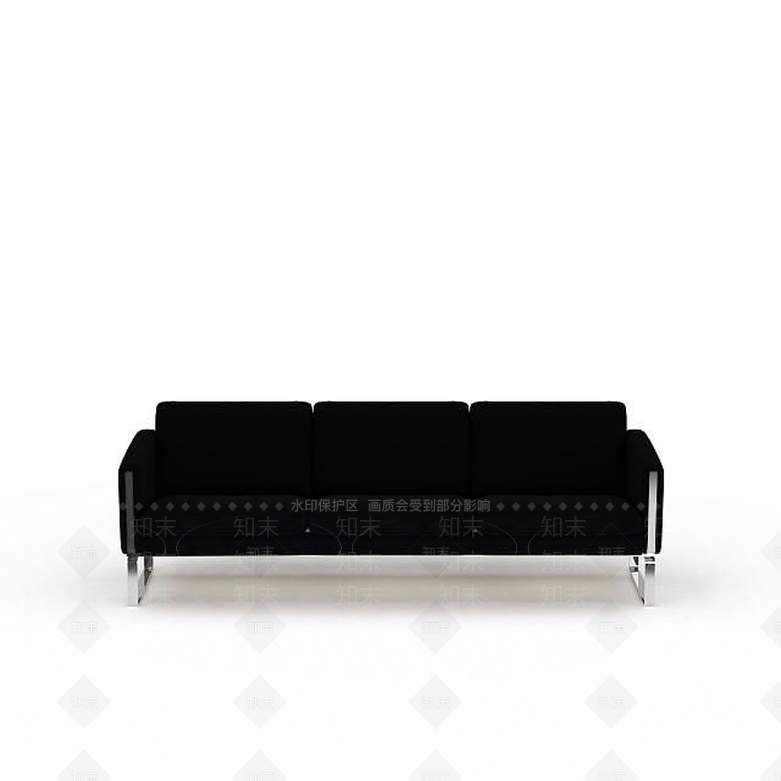 现代办公室沙发3D模型下载【ID:1197587339】