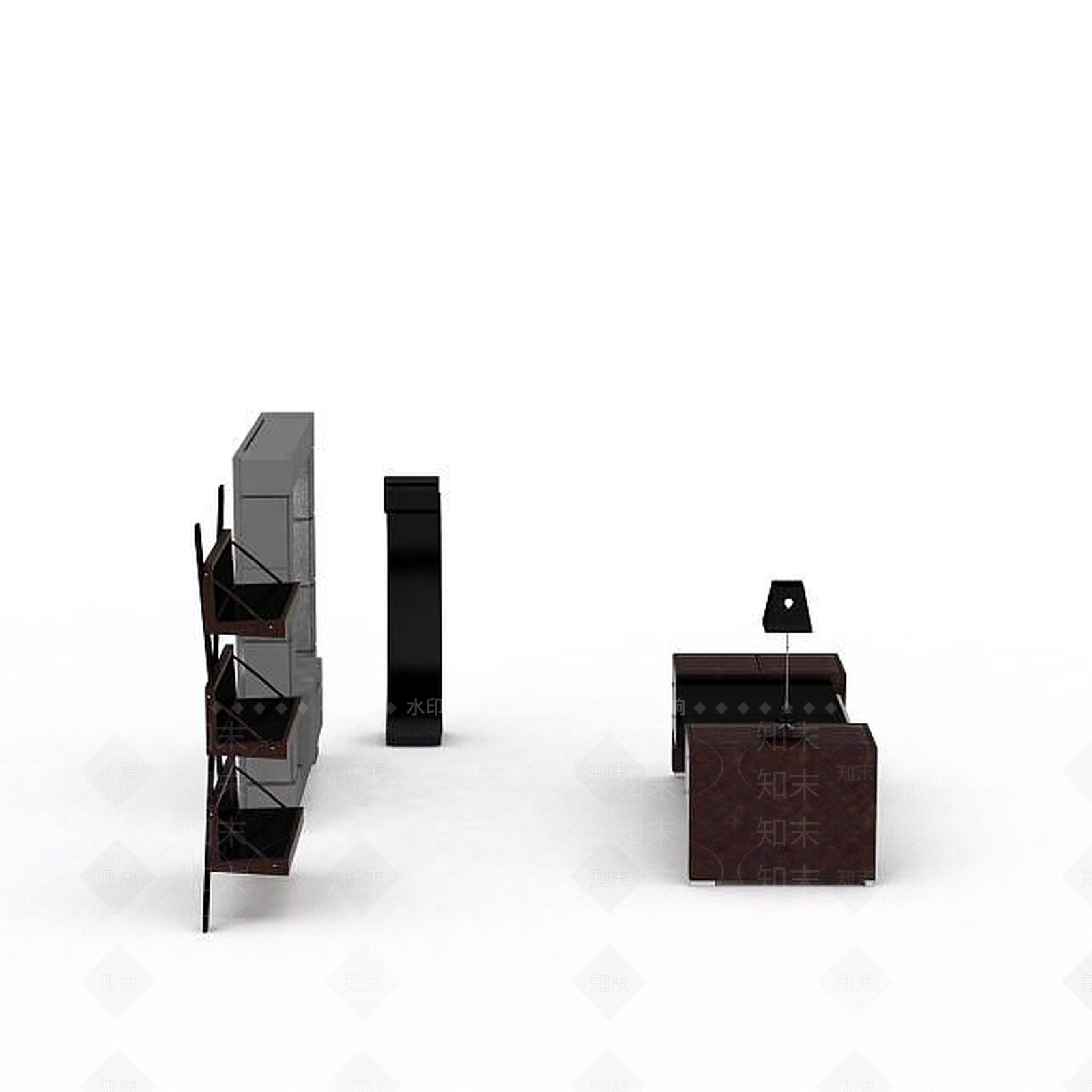 现代办公家具组合3D模型下载【ID:1197588030】