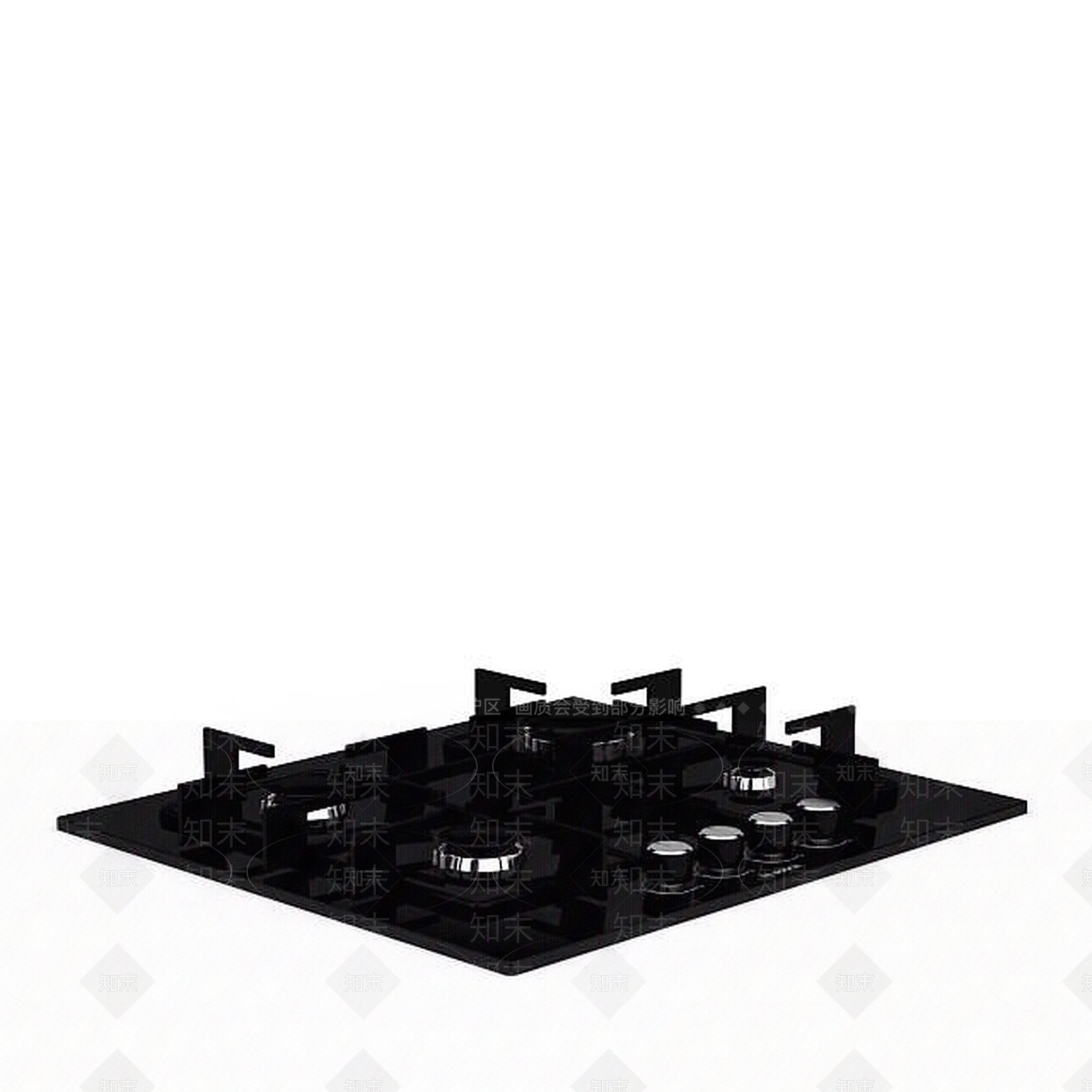 现代煤气灶3D模型下载【ID:1197590154】