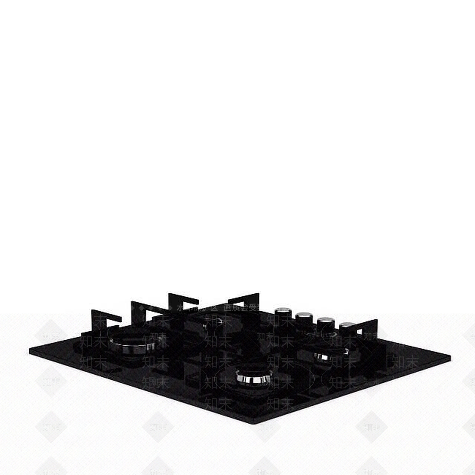 现代煤气灶3D模型下载【ID:1197590154】
