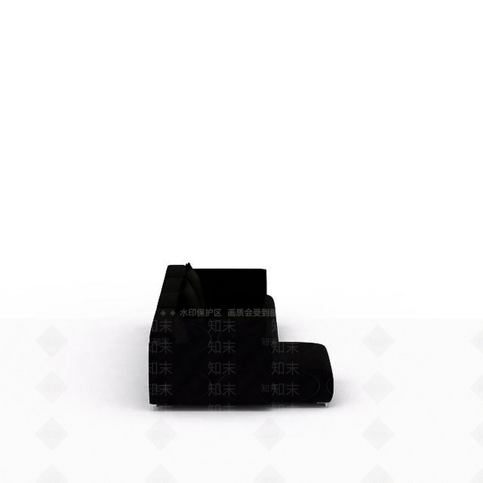 现代客厅转角沙发3D模型下载【ID:1197590903】