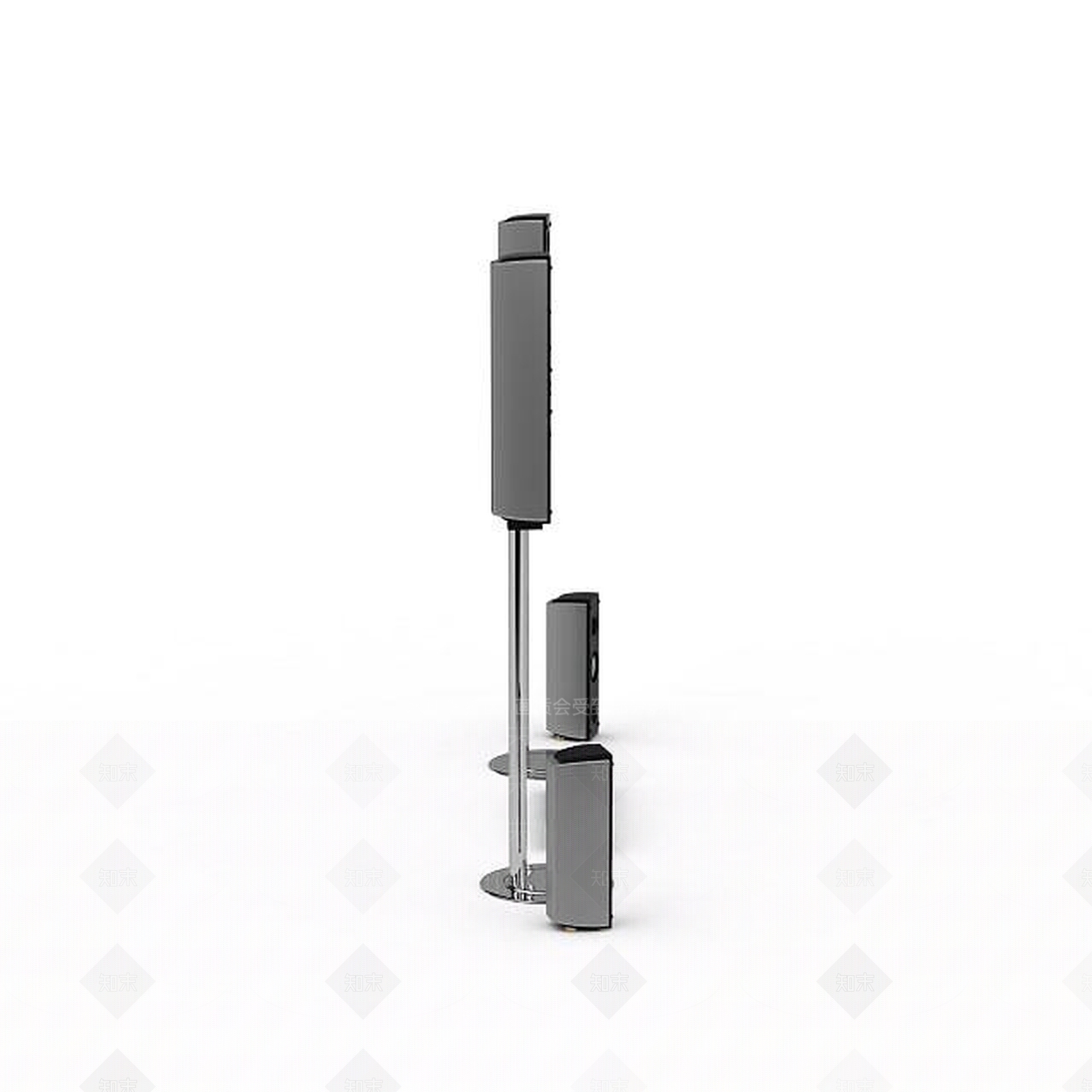 现代音响设备3D模型下载【ID:1197592891】