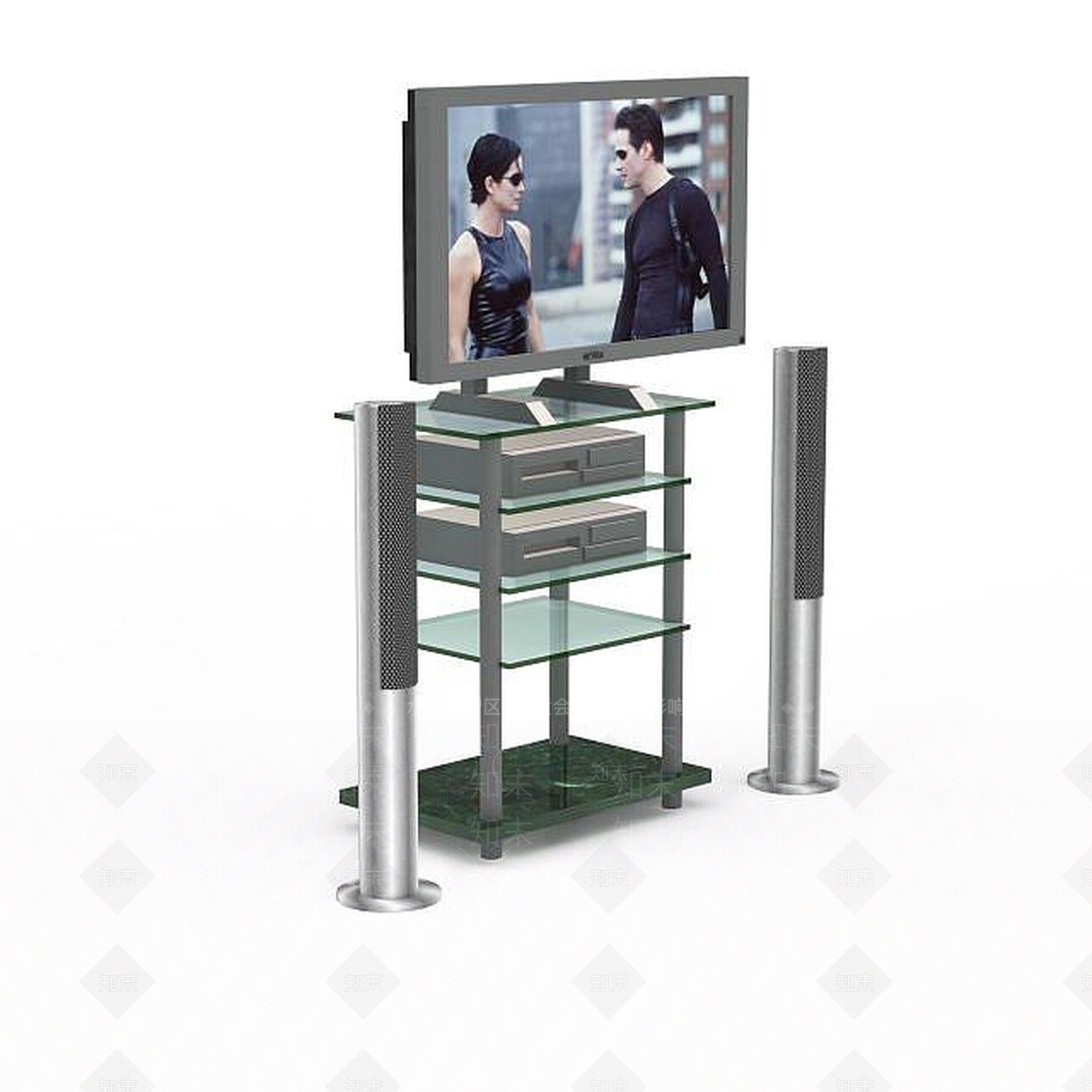 现代家电组合3D模型下载【ID:1197595228】