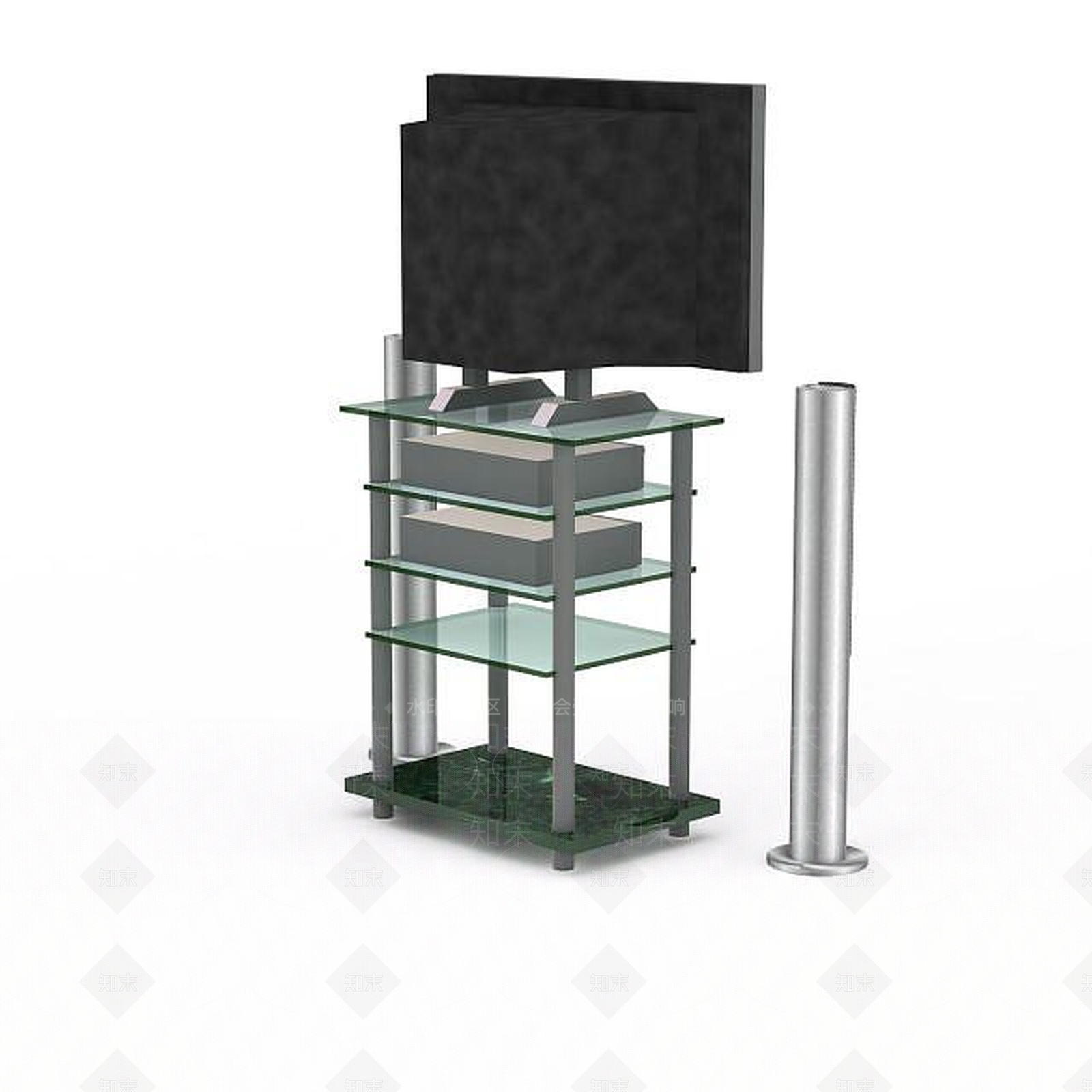 现代家电组合3D模型下载【ID:1197595228】