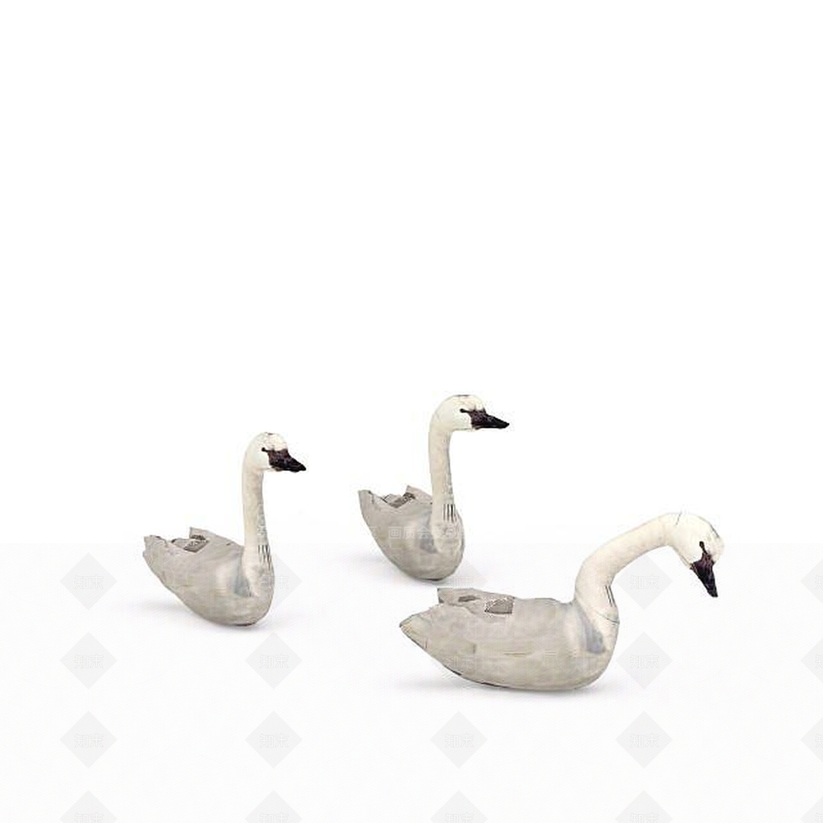 现代摆件组合3D模型下载【ID:1197595842】